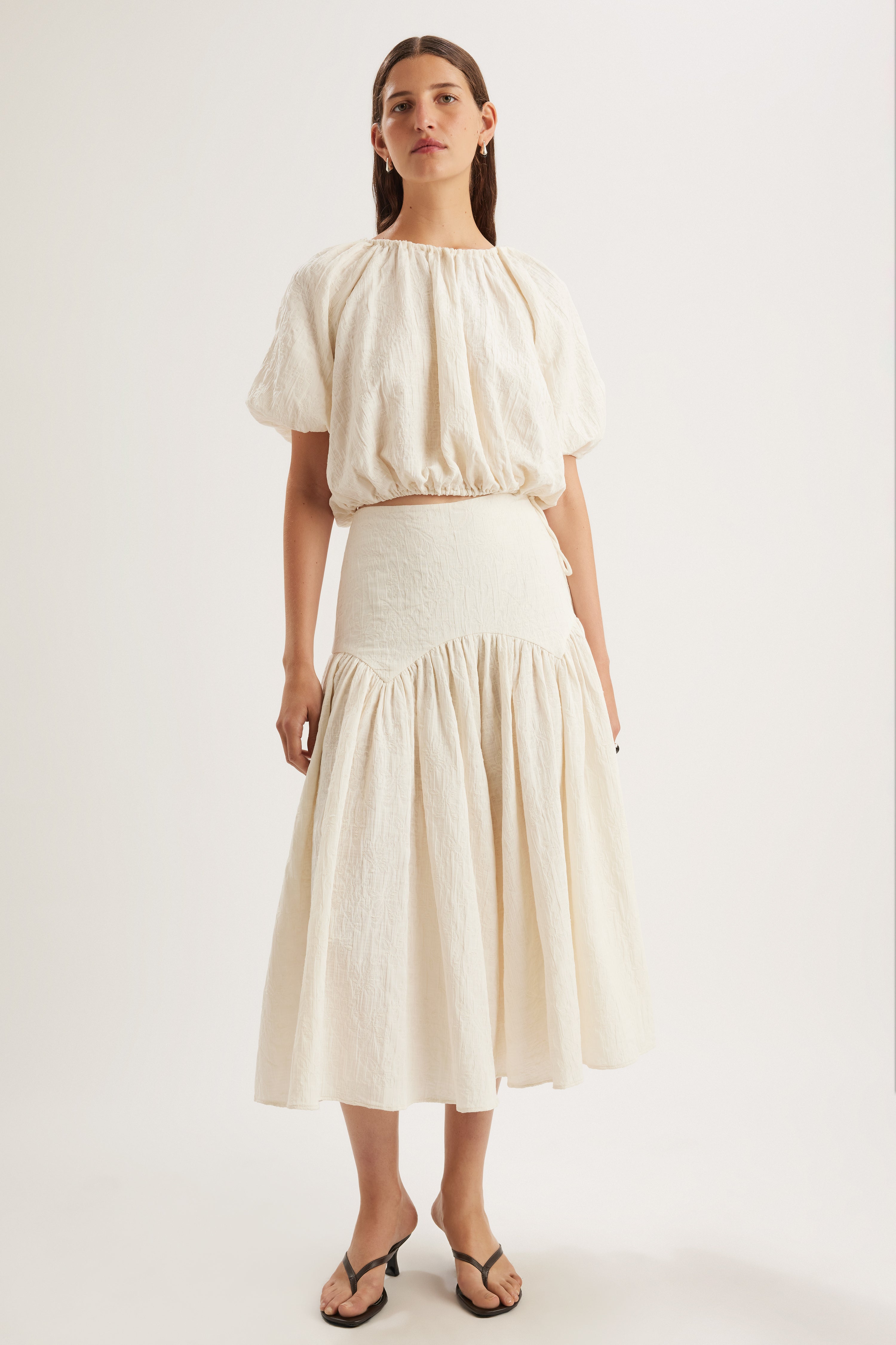 Marée Skirt in Cream