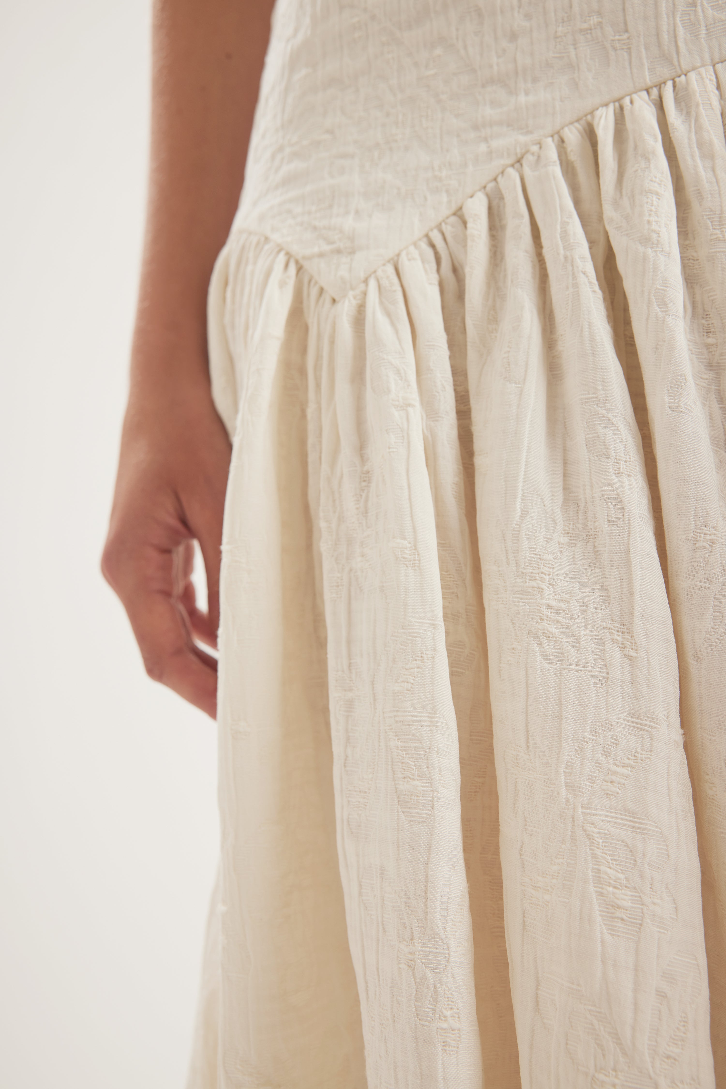 Marée Skirt in Cream