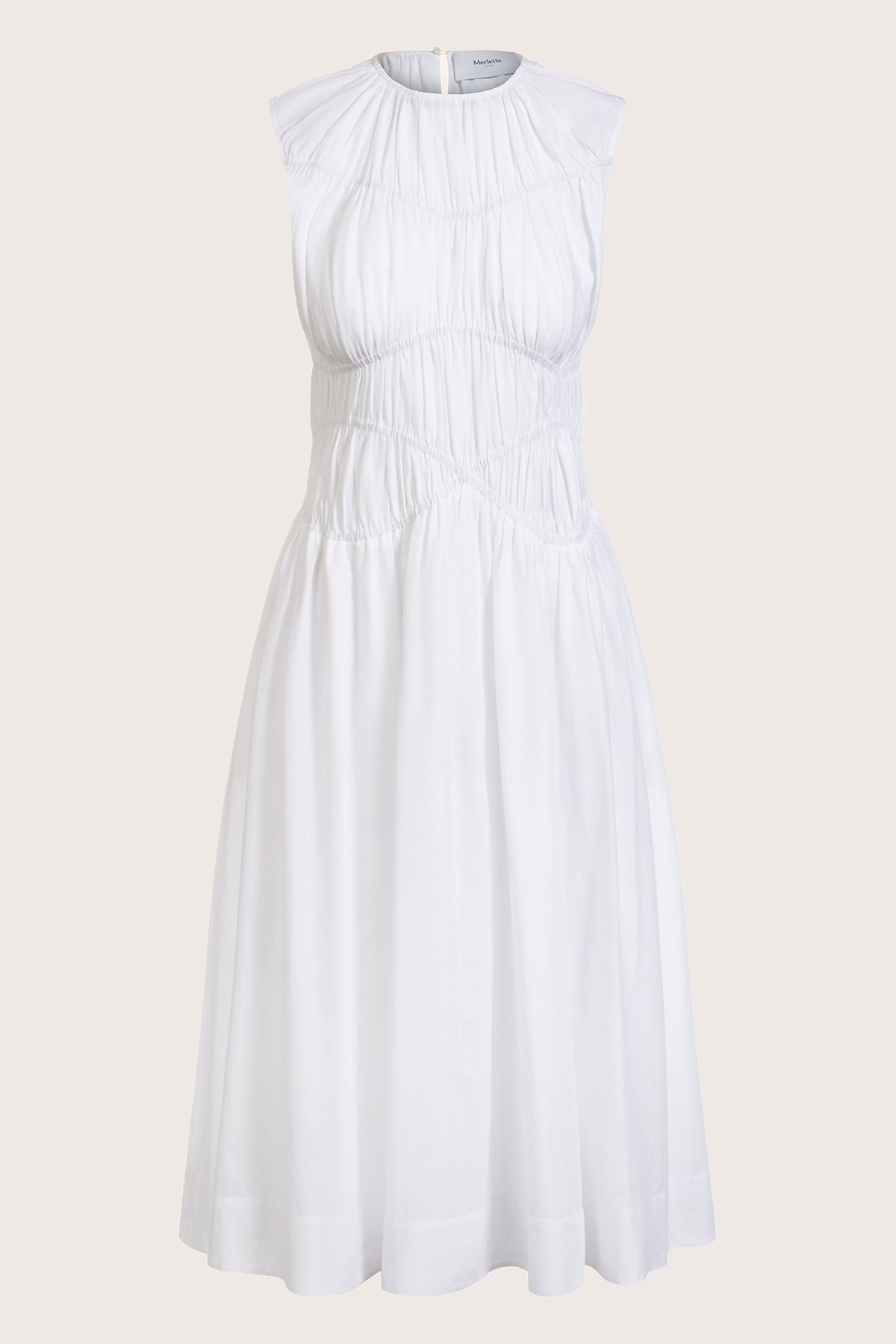 white christmas dresses I Guess So Cotton Mini Dress White main image 0