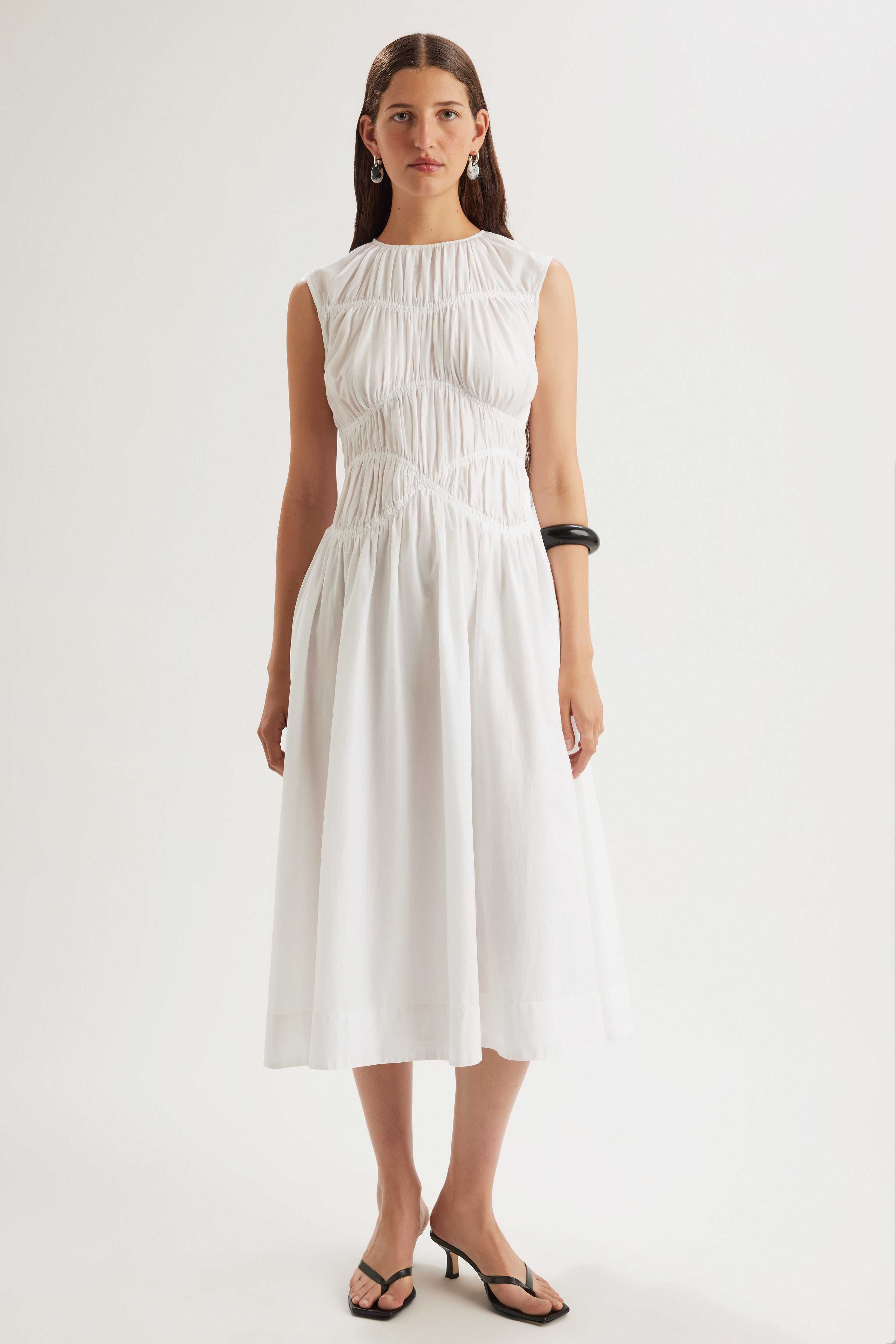Villard Dress in White
