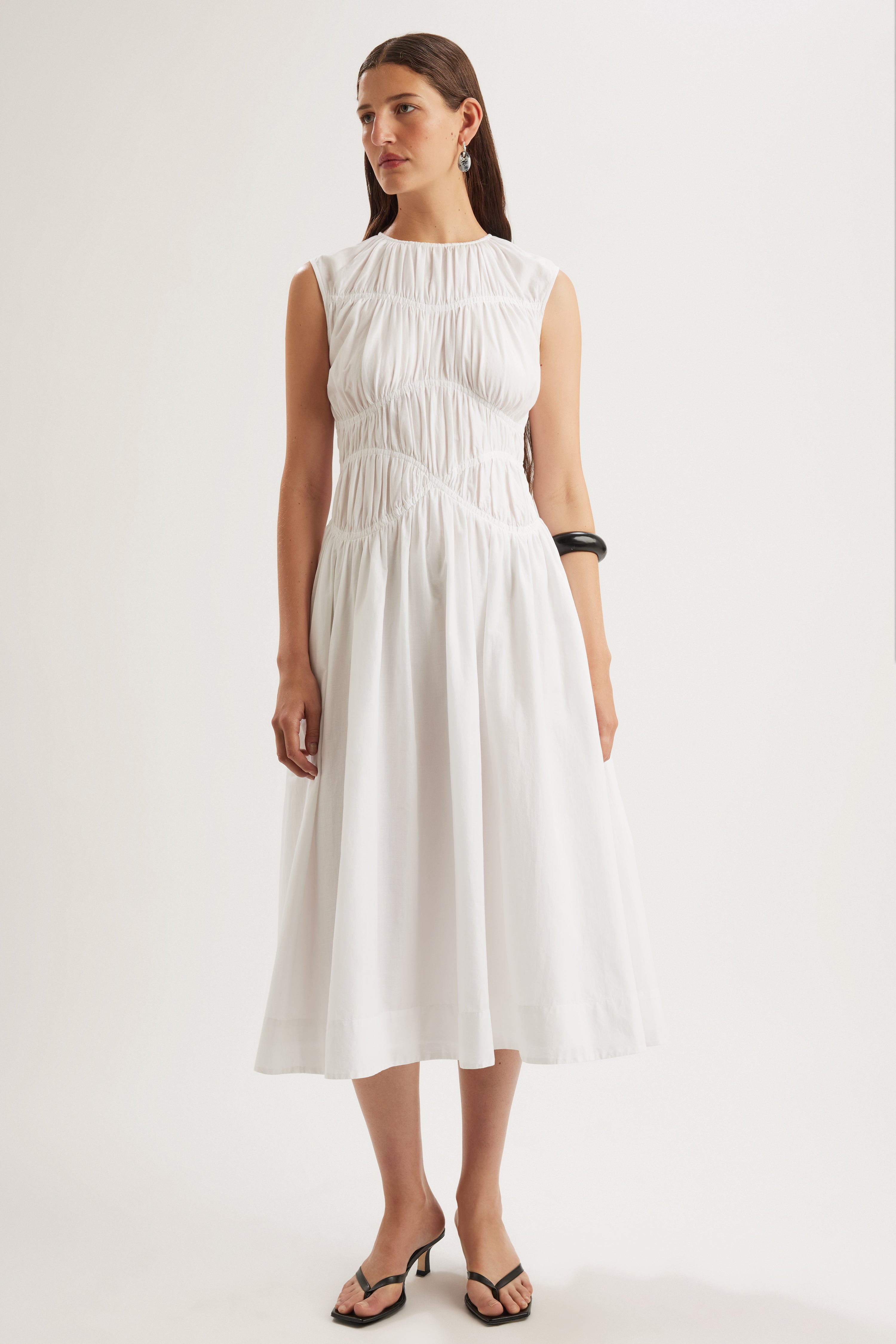 Villard Dress in White