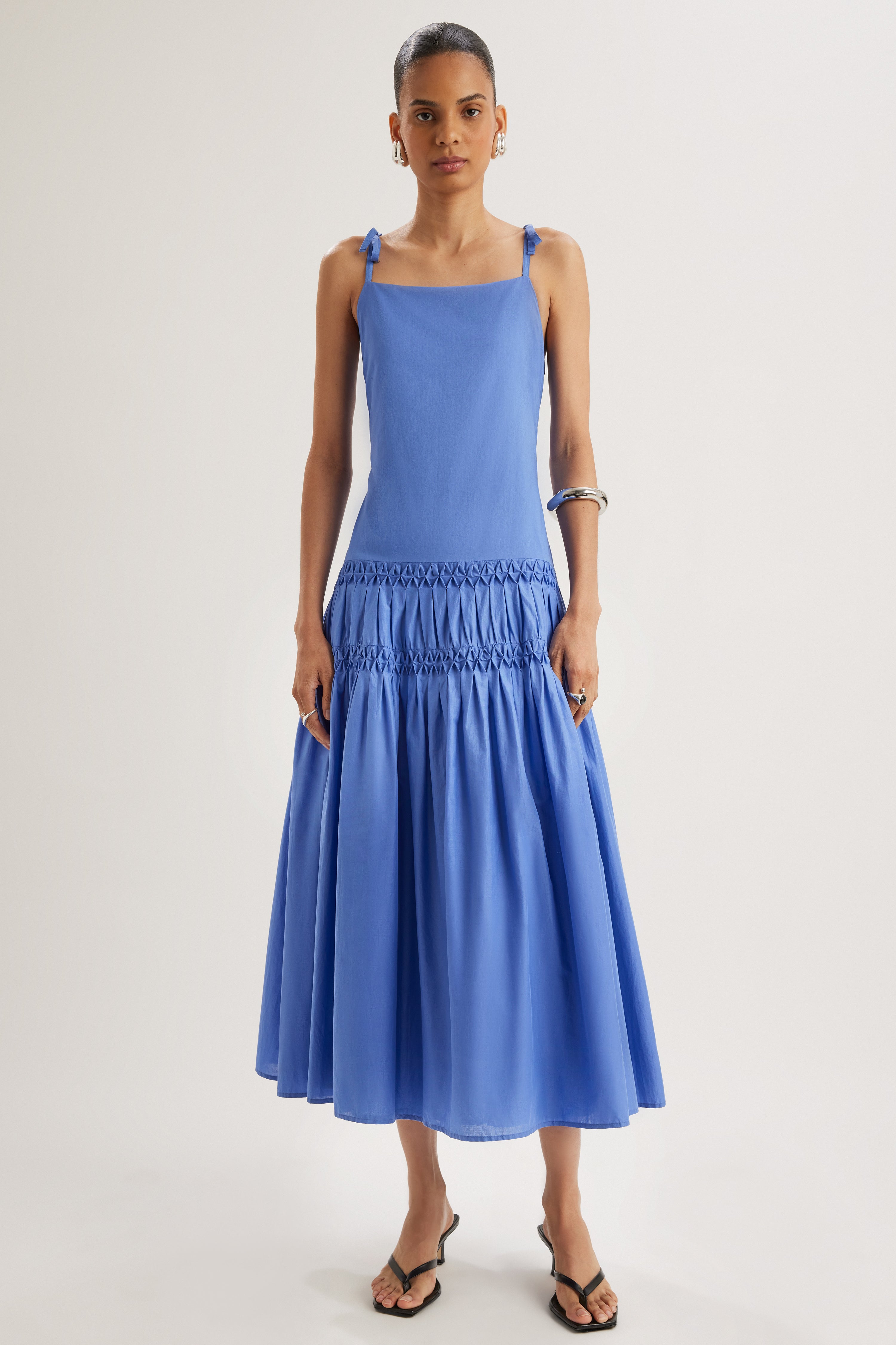 Layal Dress in Azure
