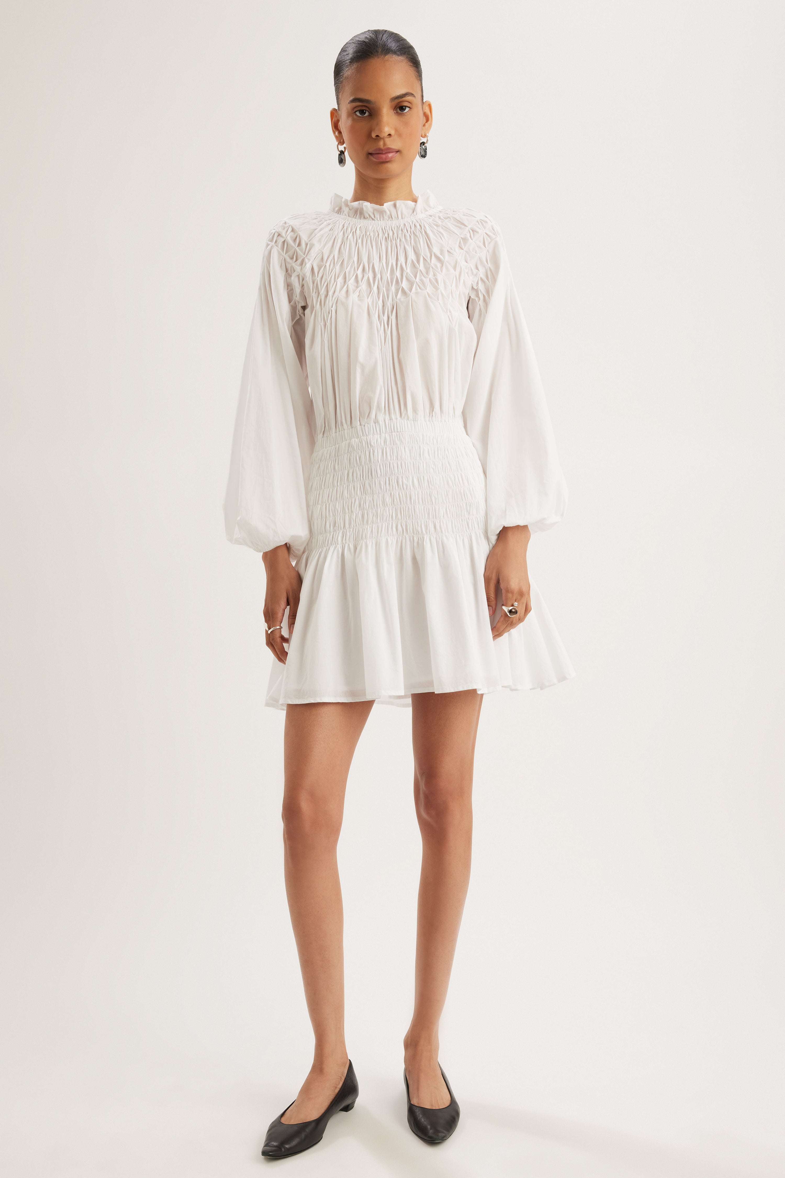 Céleste Dress in White