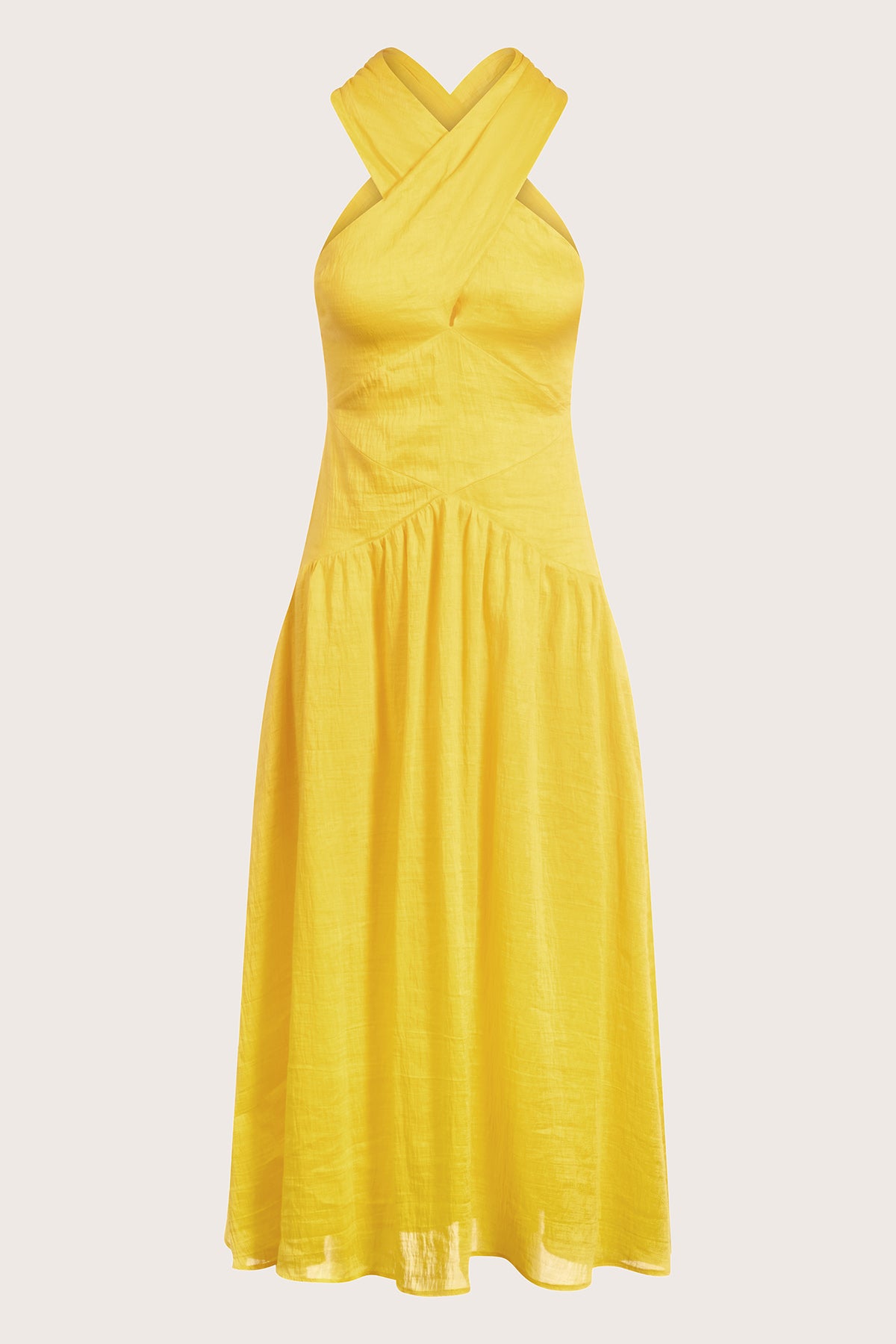 Zadie Dress Lemon In Yellow