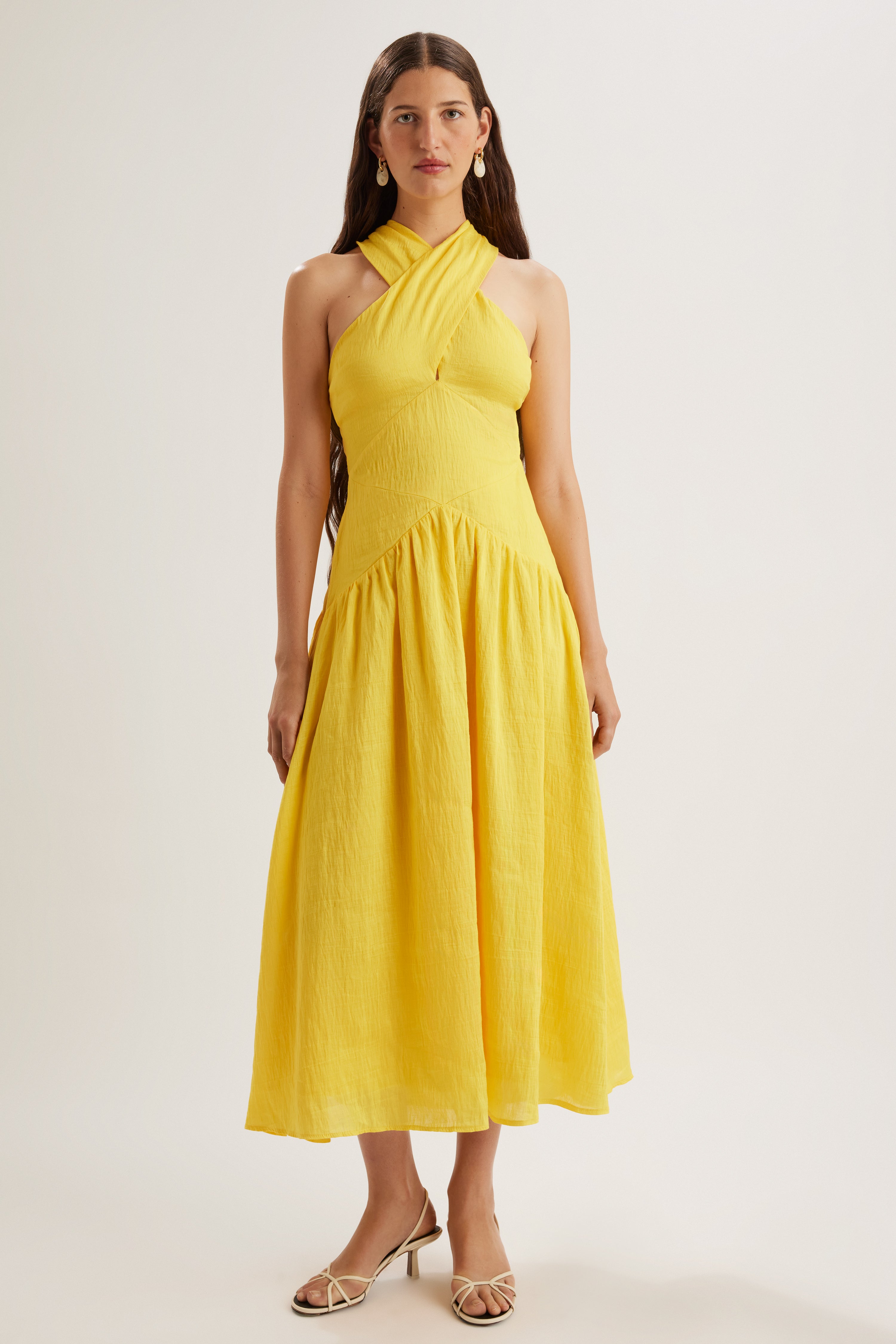 Zadie Dress in Lemon