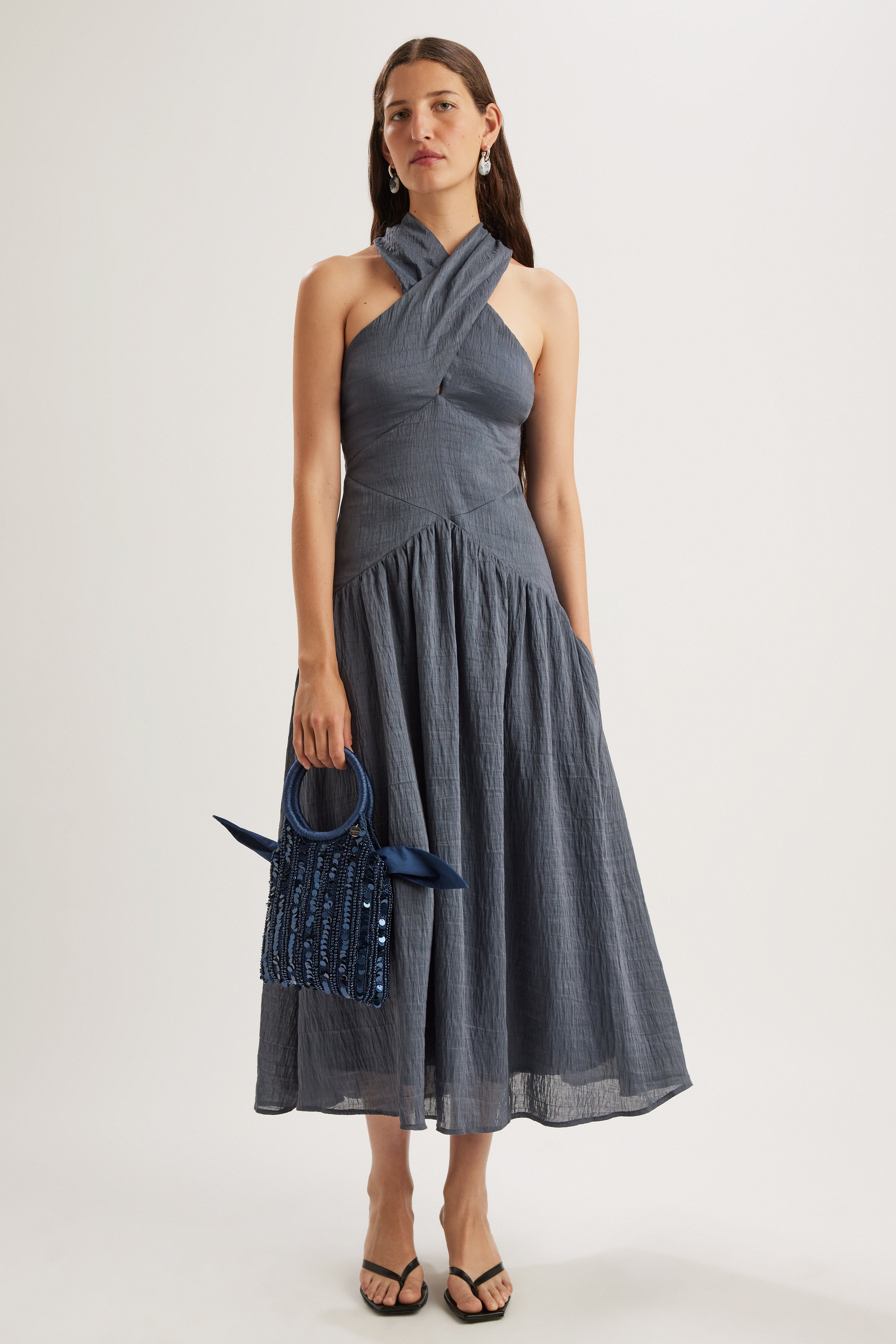 Maris Embellished Bag in Midnight