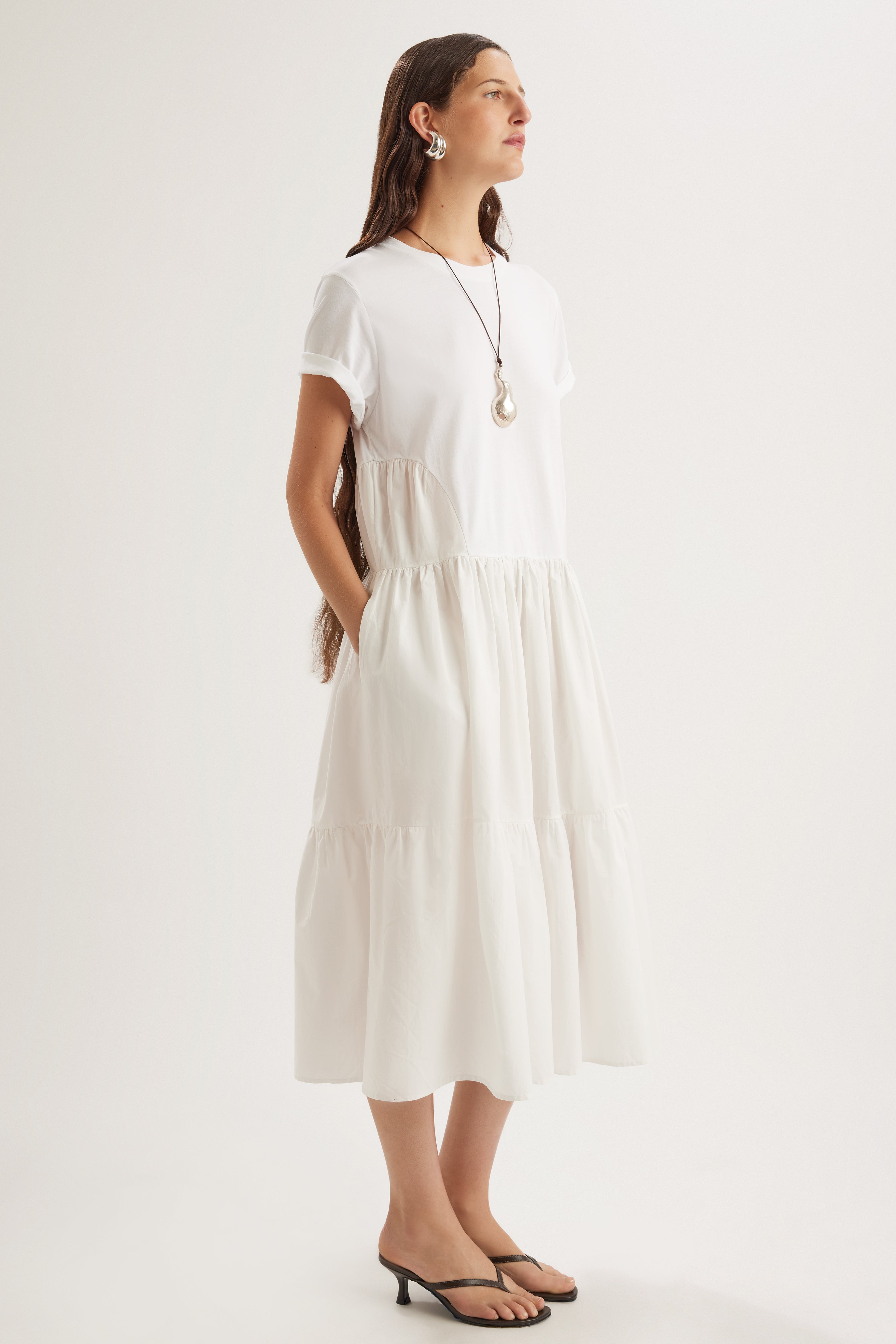 Irene Dress in White