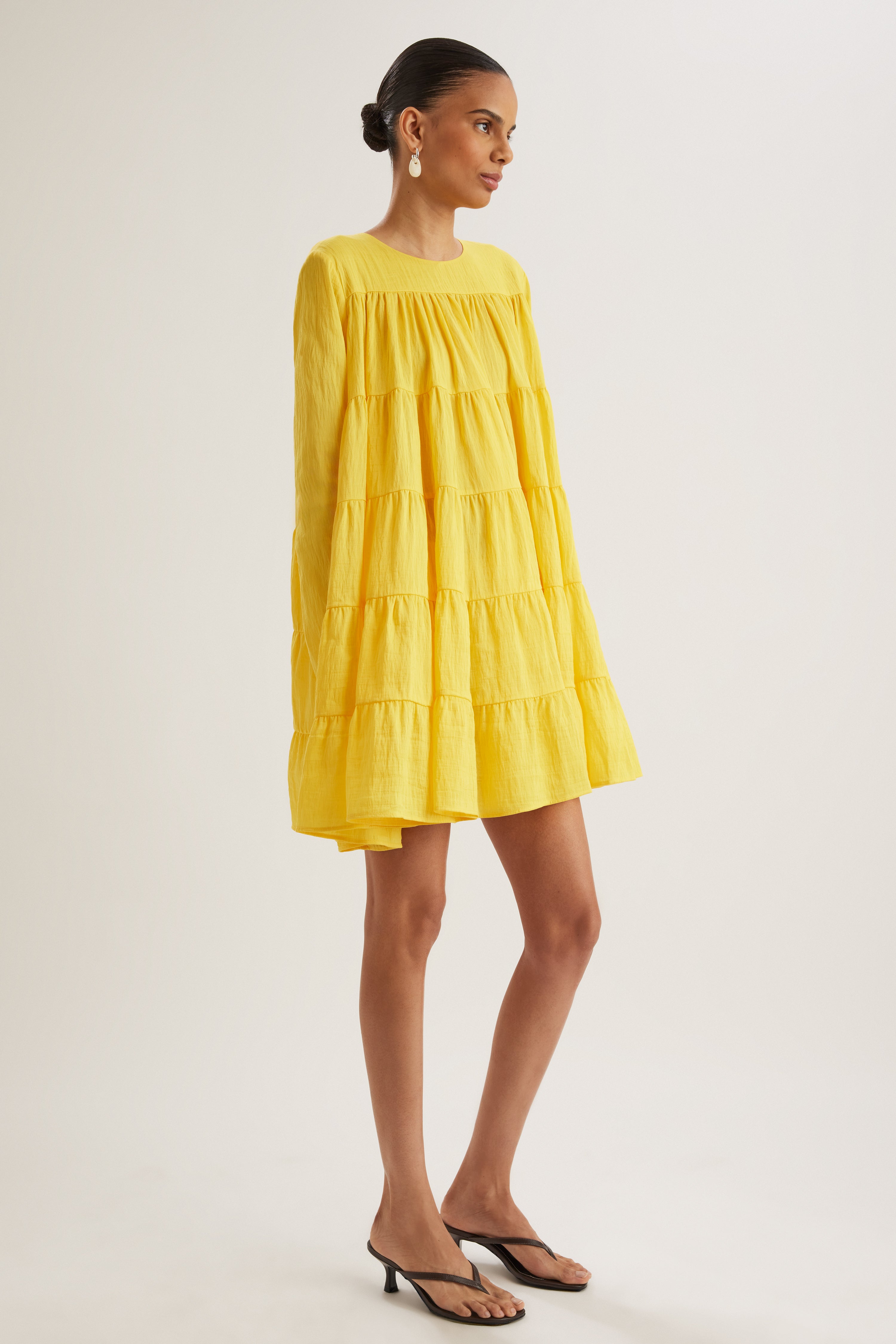 Soliman Dress in Lemon
