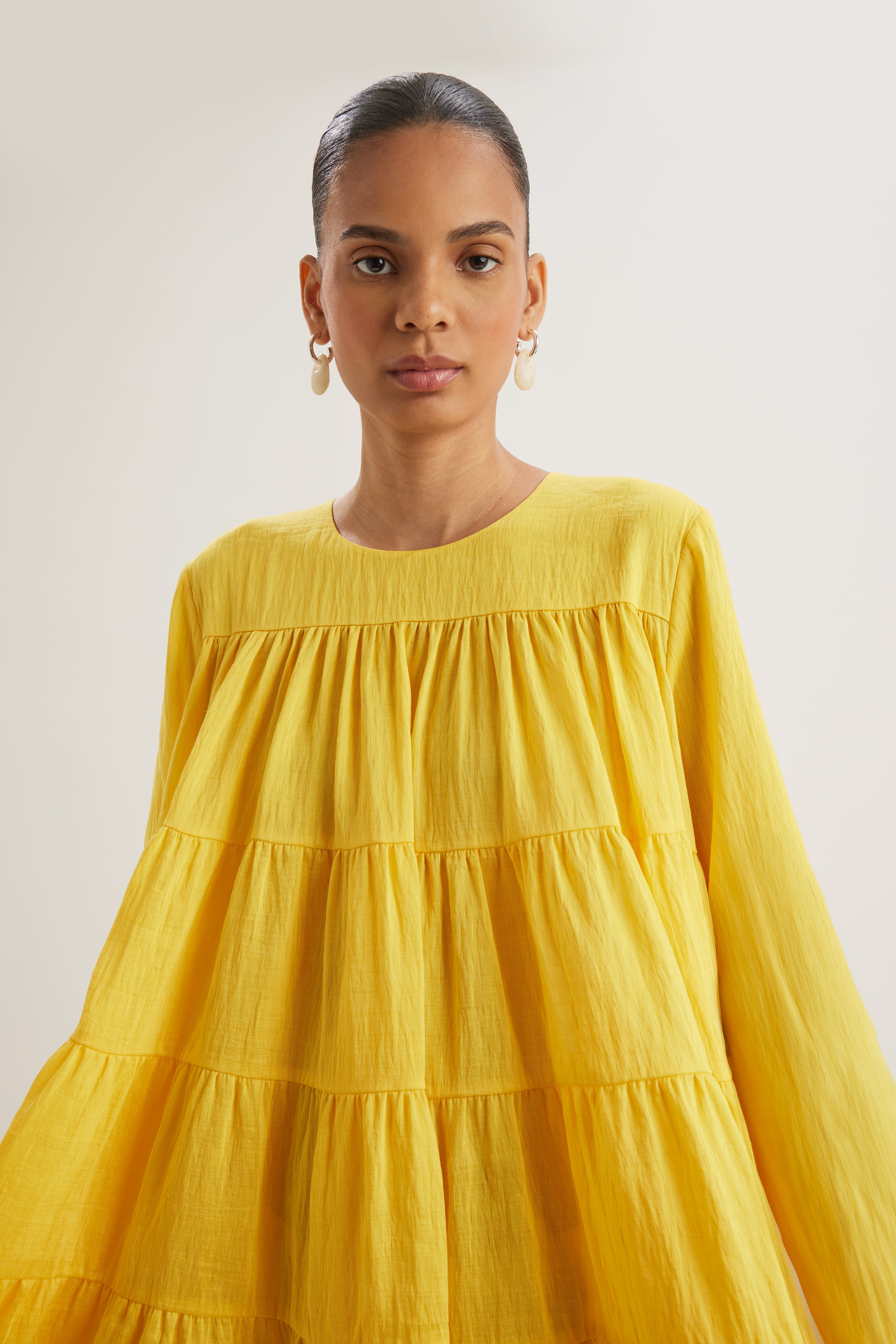 Soliman Dress in Lemon