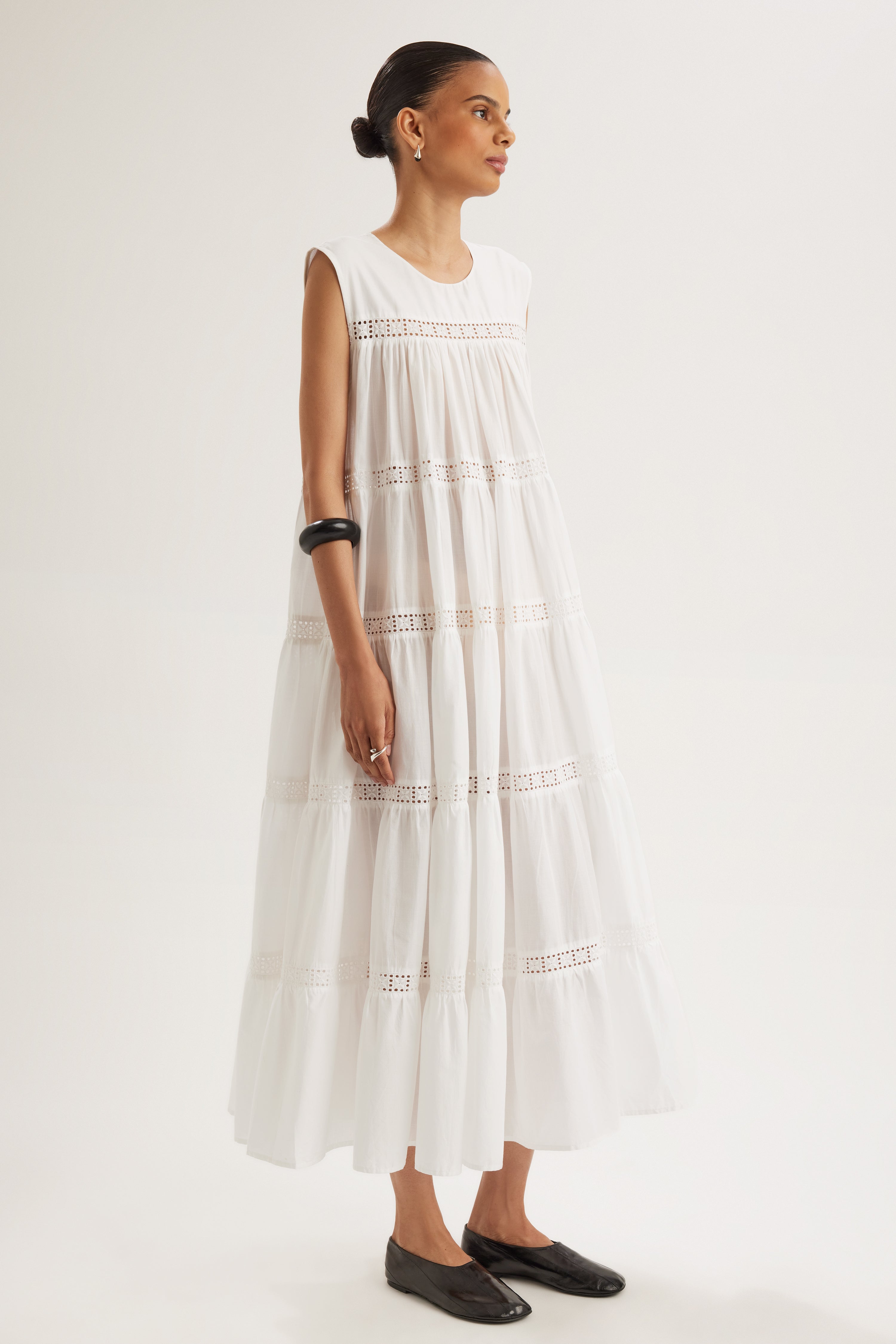 Saradine Dress in White