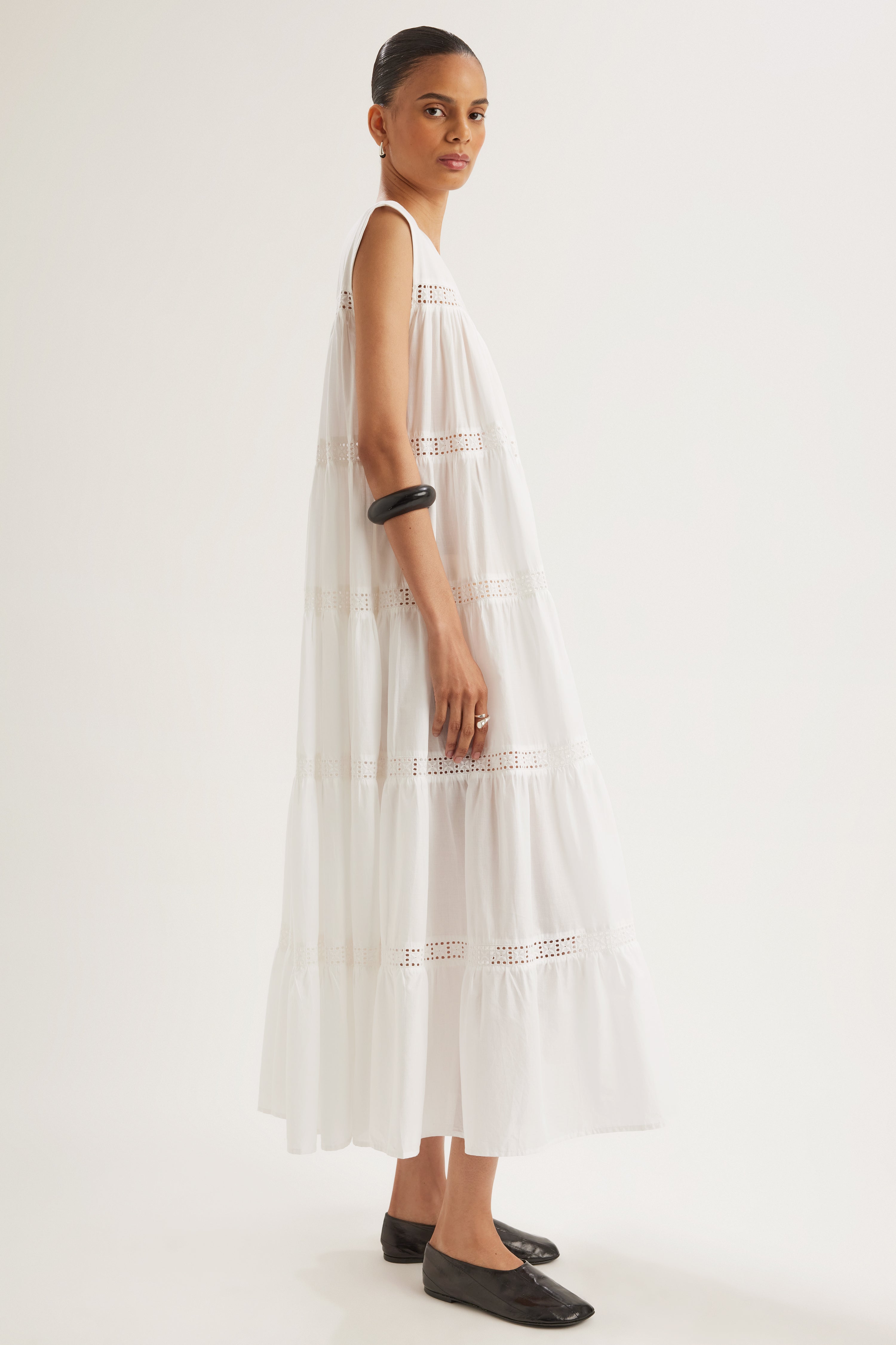 Saradine Dress in White
