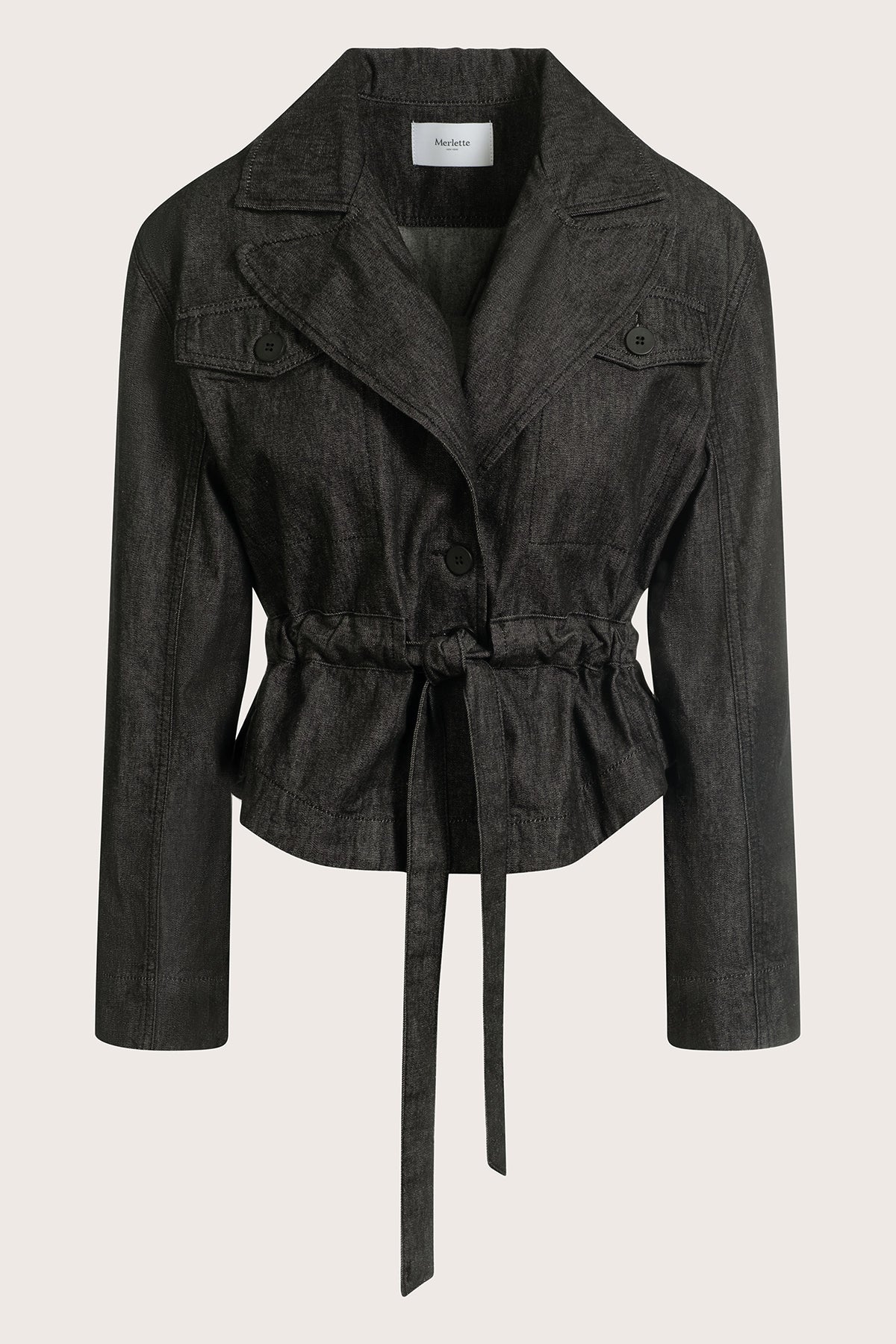 Milton Jacket in Black Wash