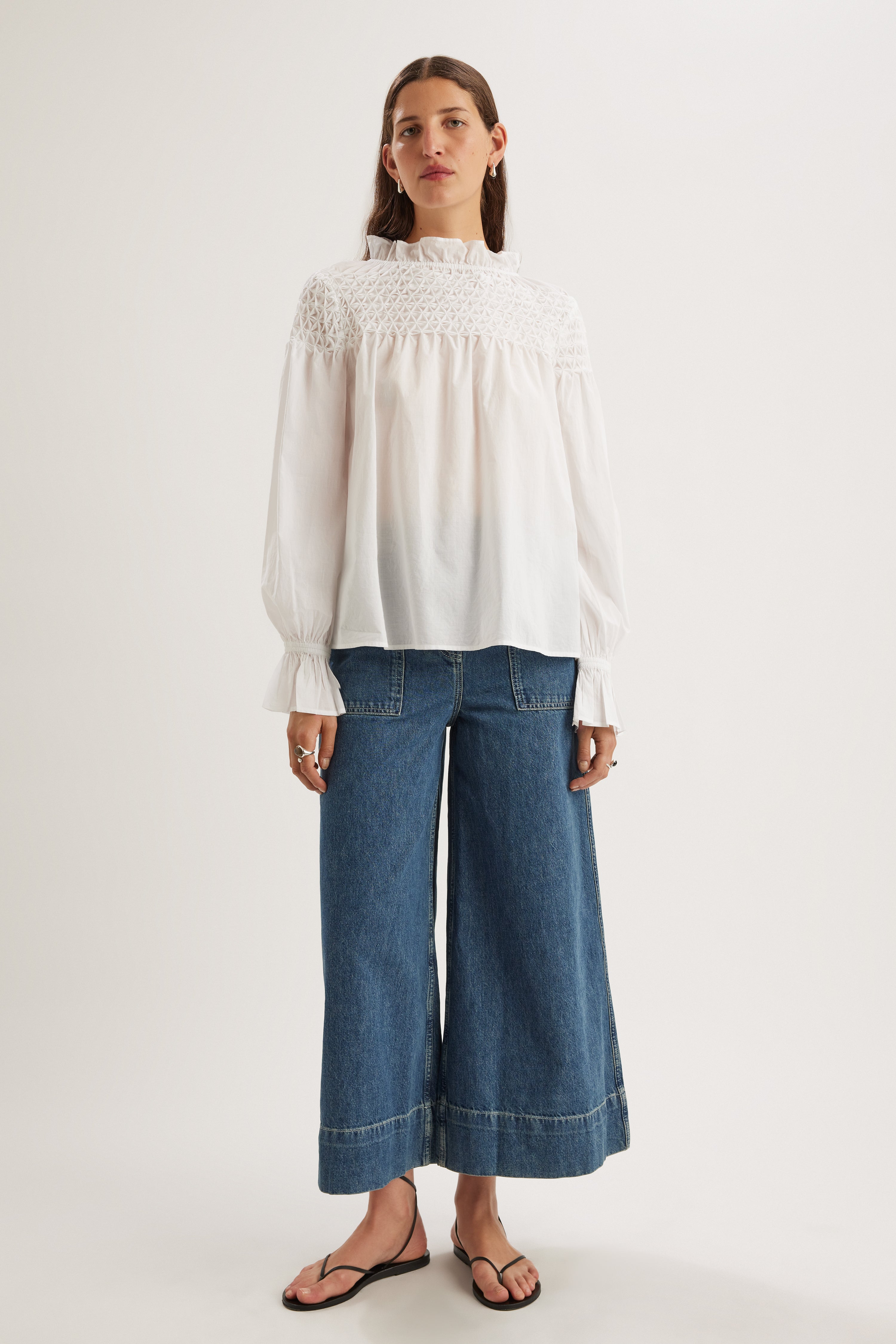 Majorelle Top in White