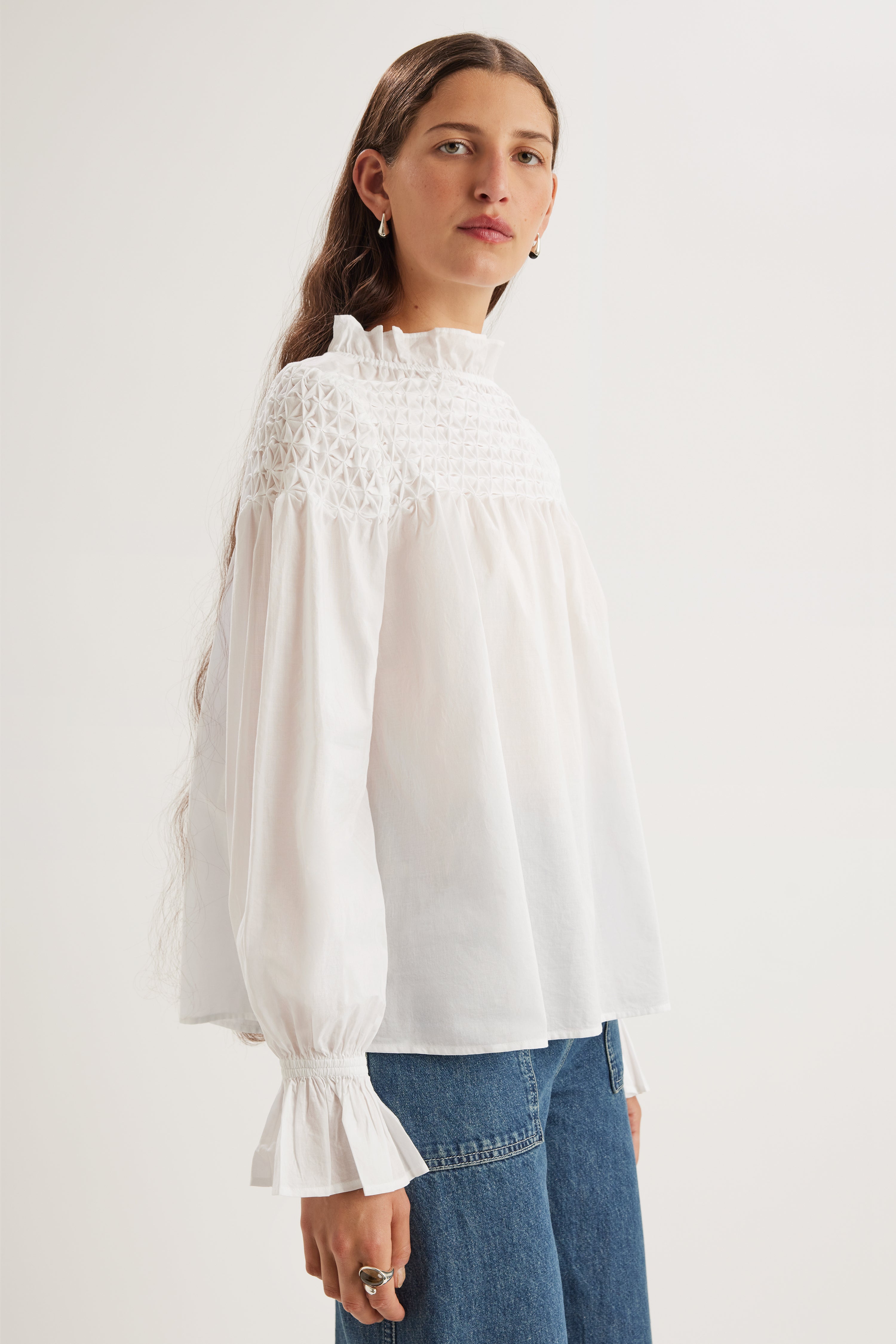 Majorelle Top in White
