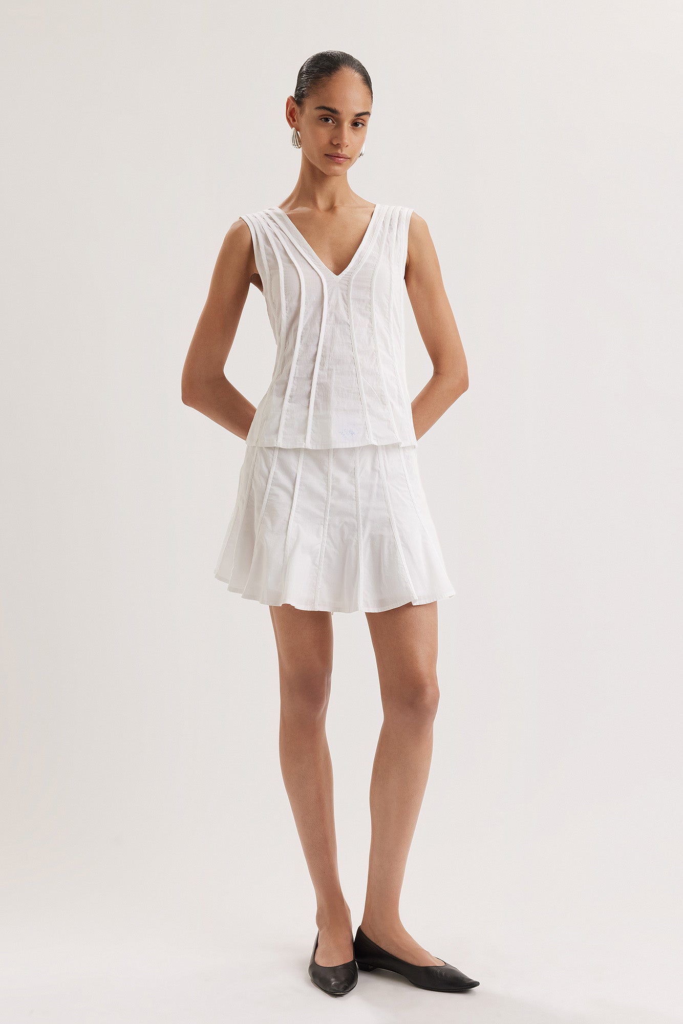 Sitaron Skirt in White