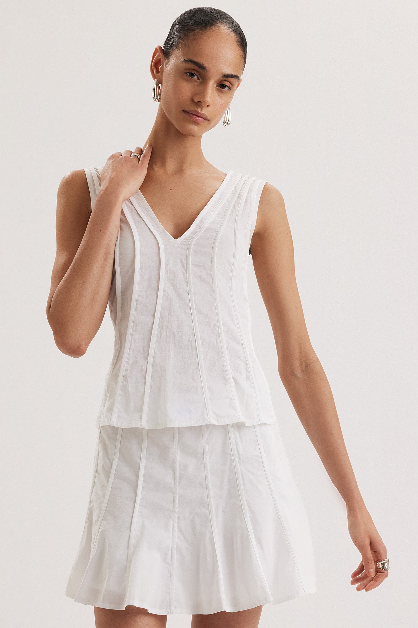 Safar Top in White
