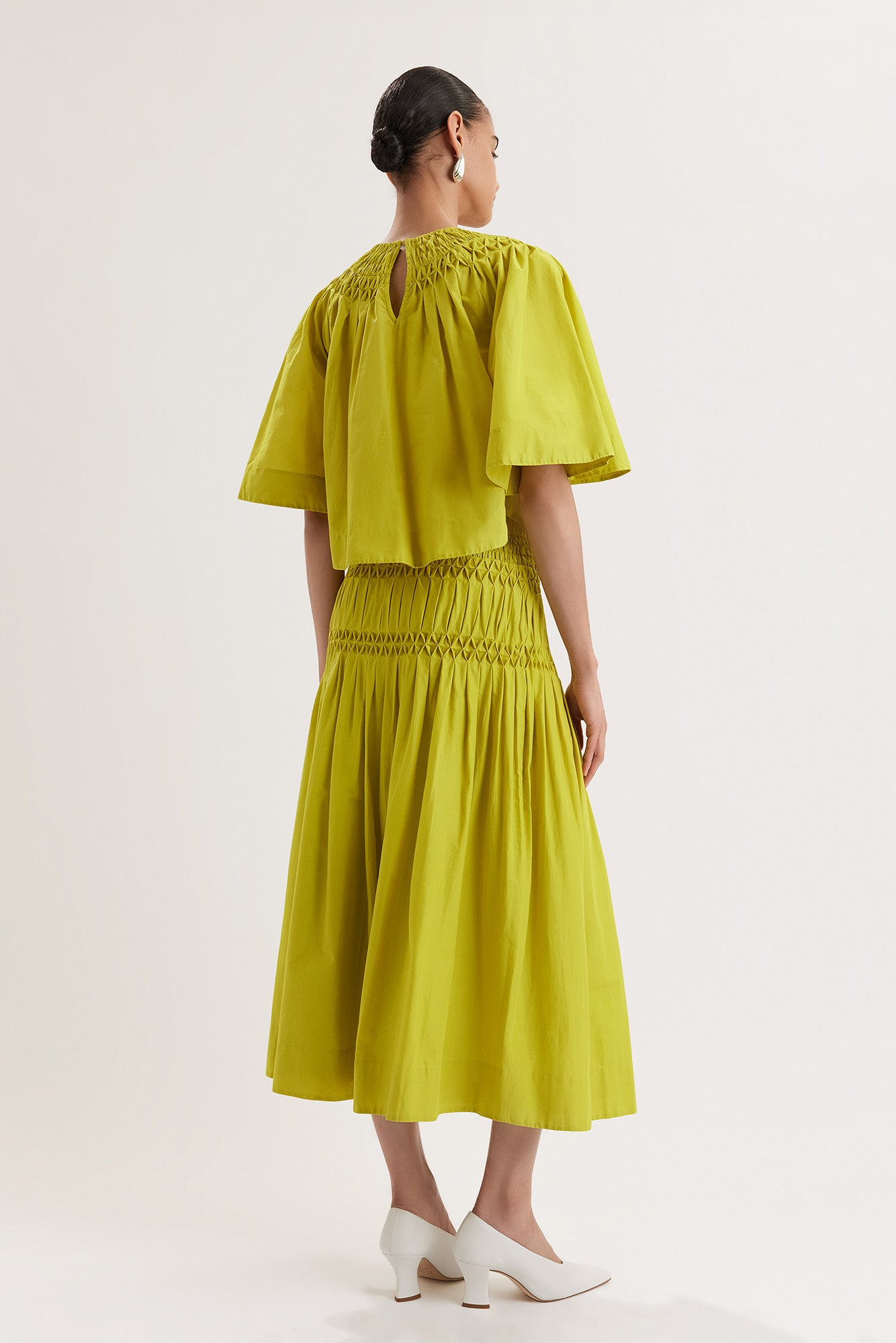 Lahza Skirt in Lime