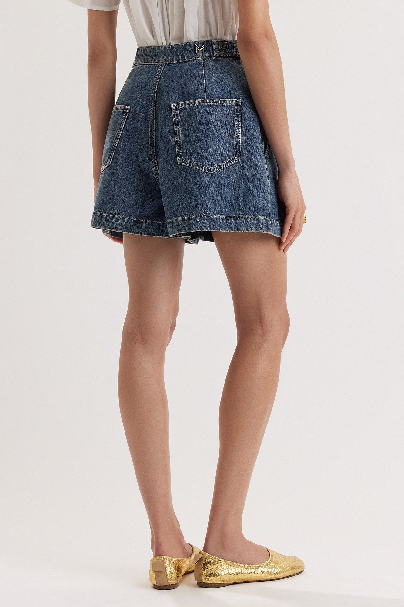 Kay Short in Mid-Blue Wash