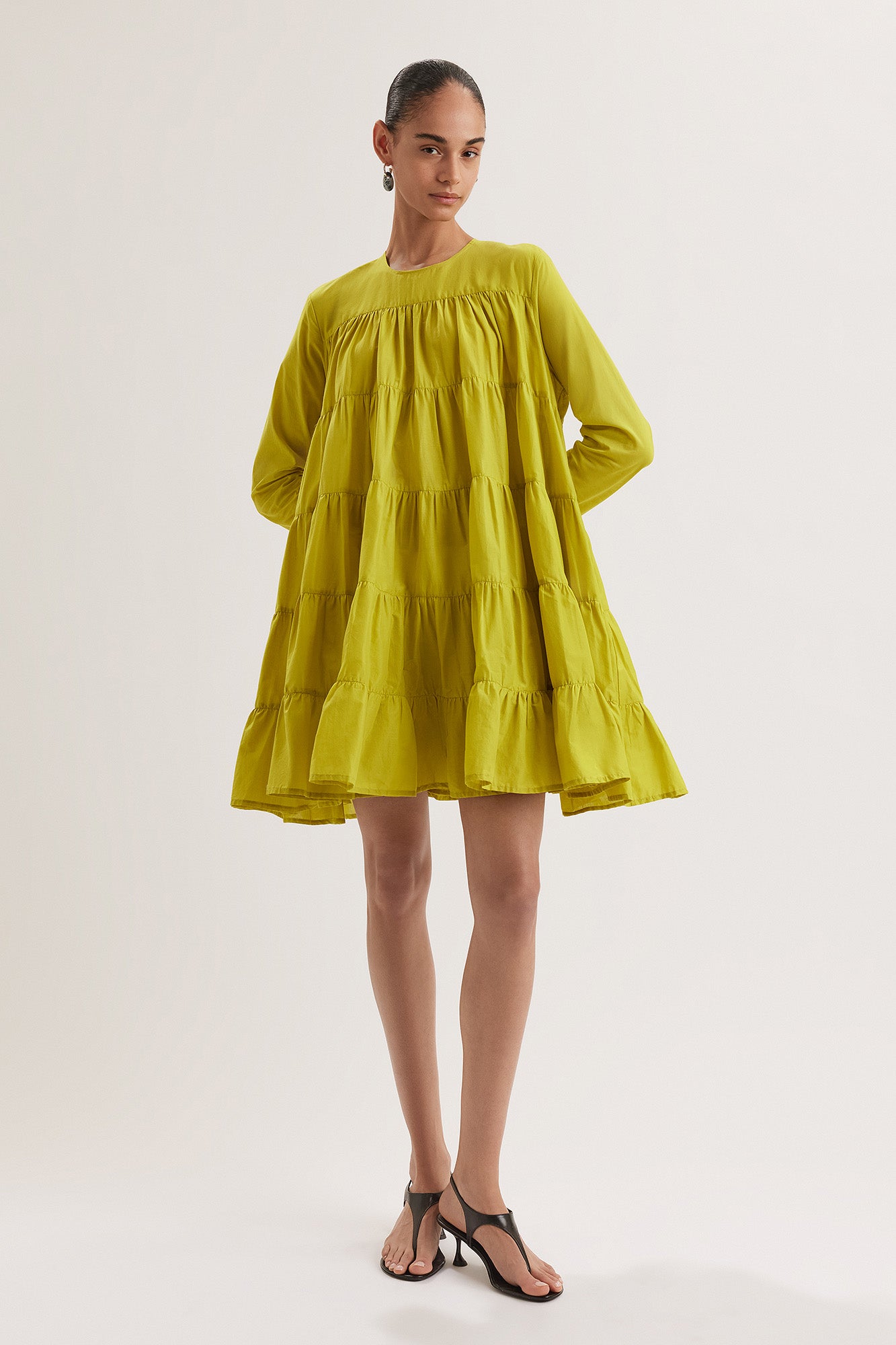 Soliman Dress in Lime