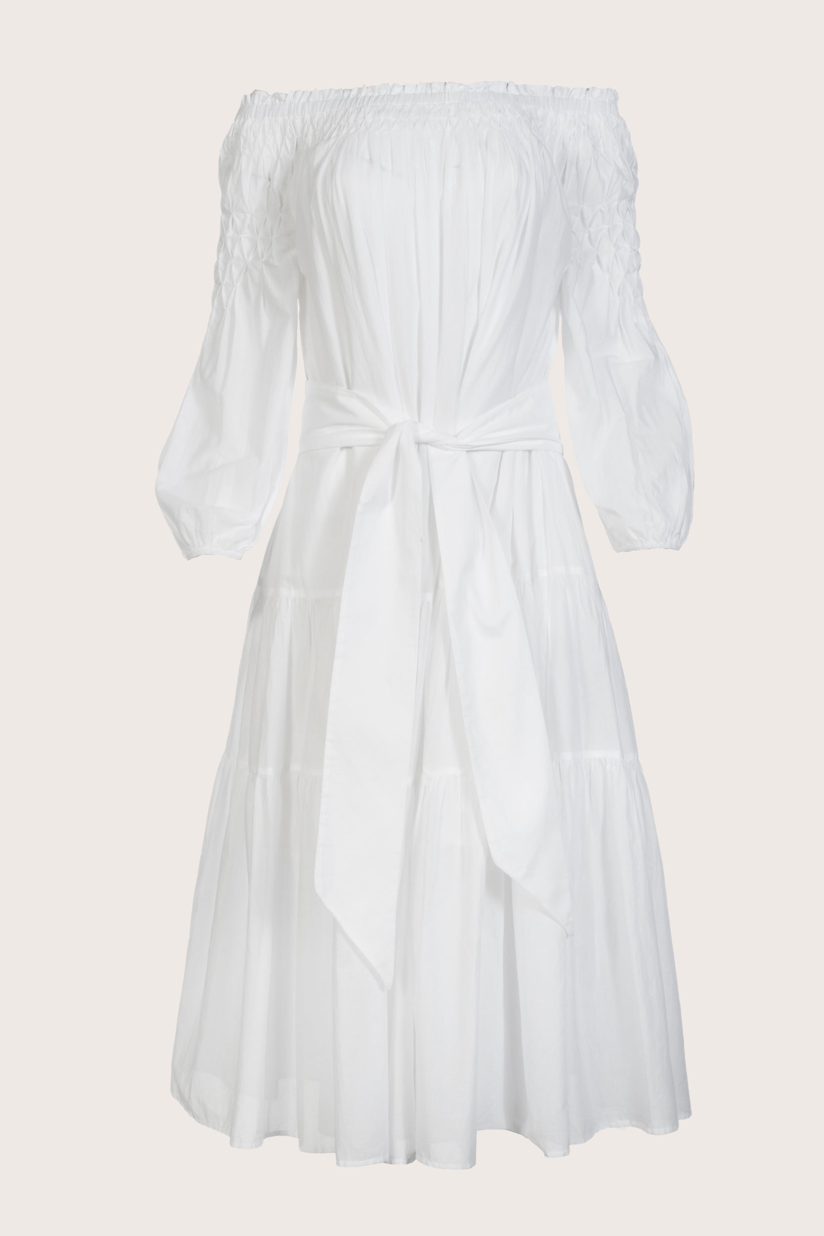 Zaria Dress in White