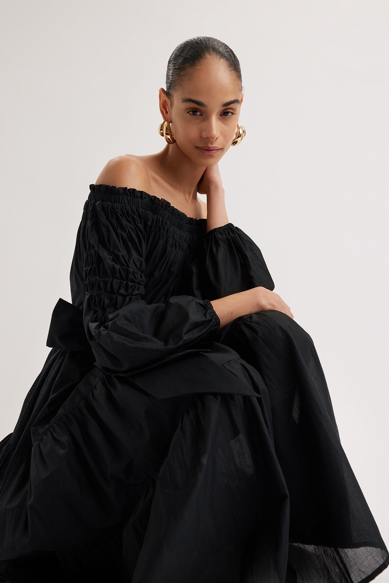 Zaria Dress in Black