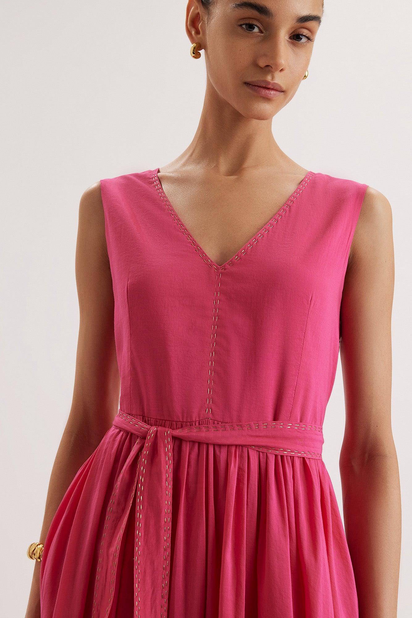 Rani Dress in Bougainvillea