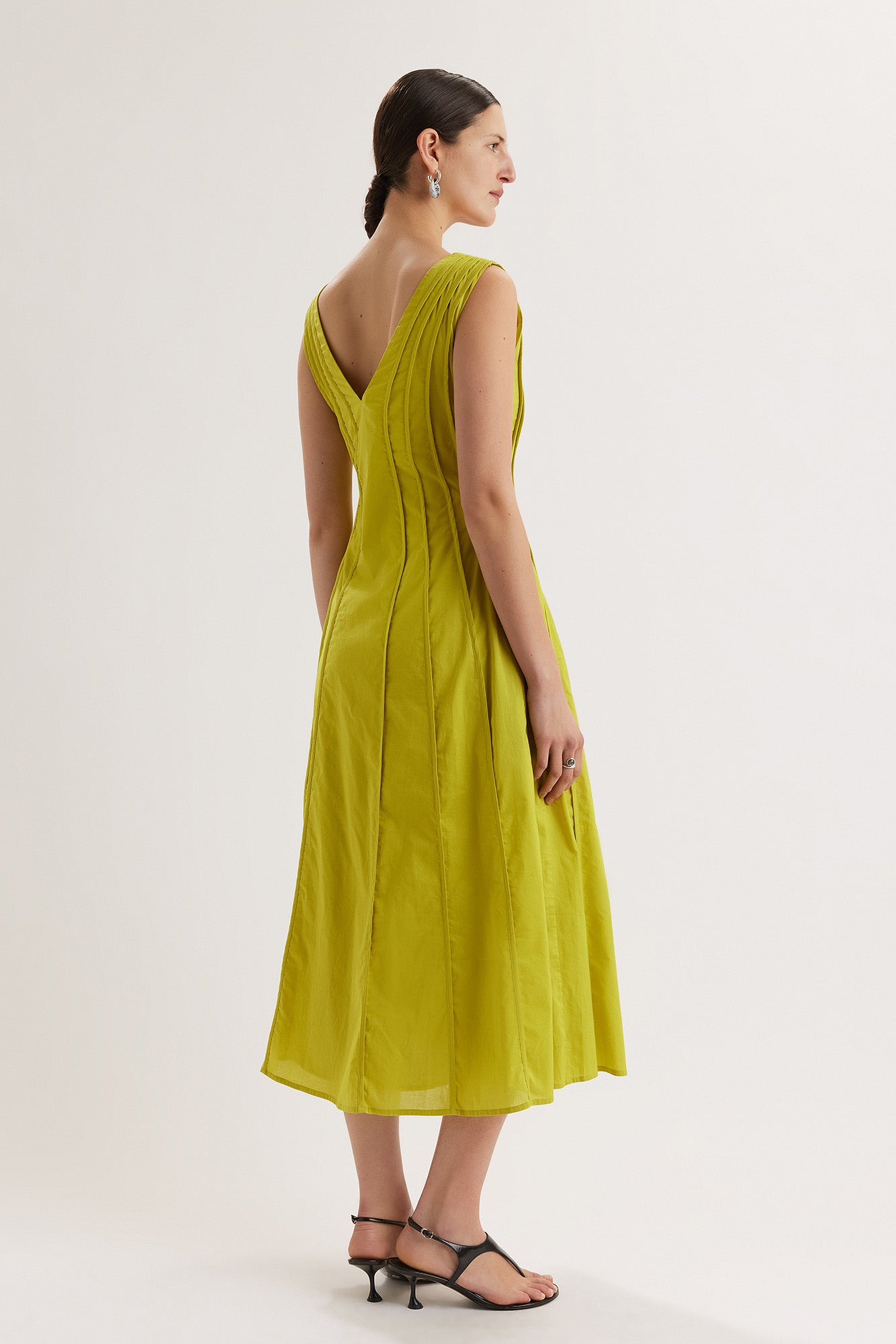 Raas Dress in Lime