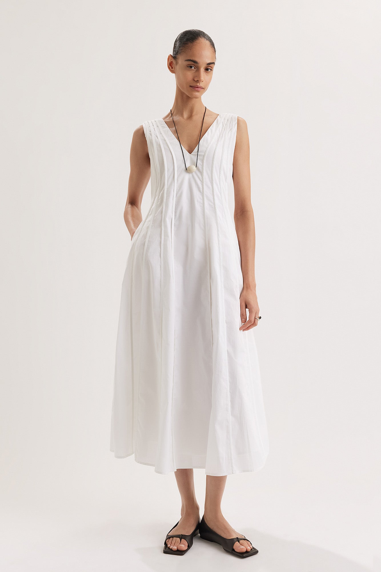 Raas Dress in White