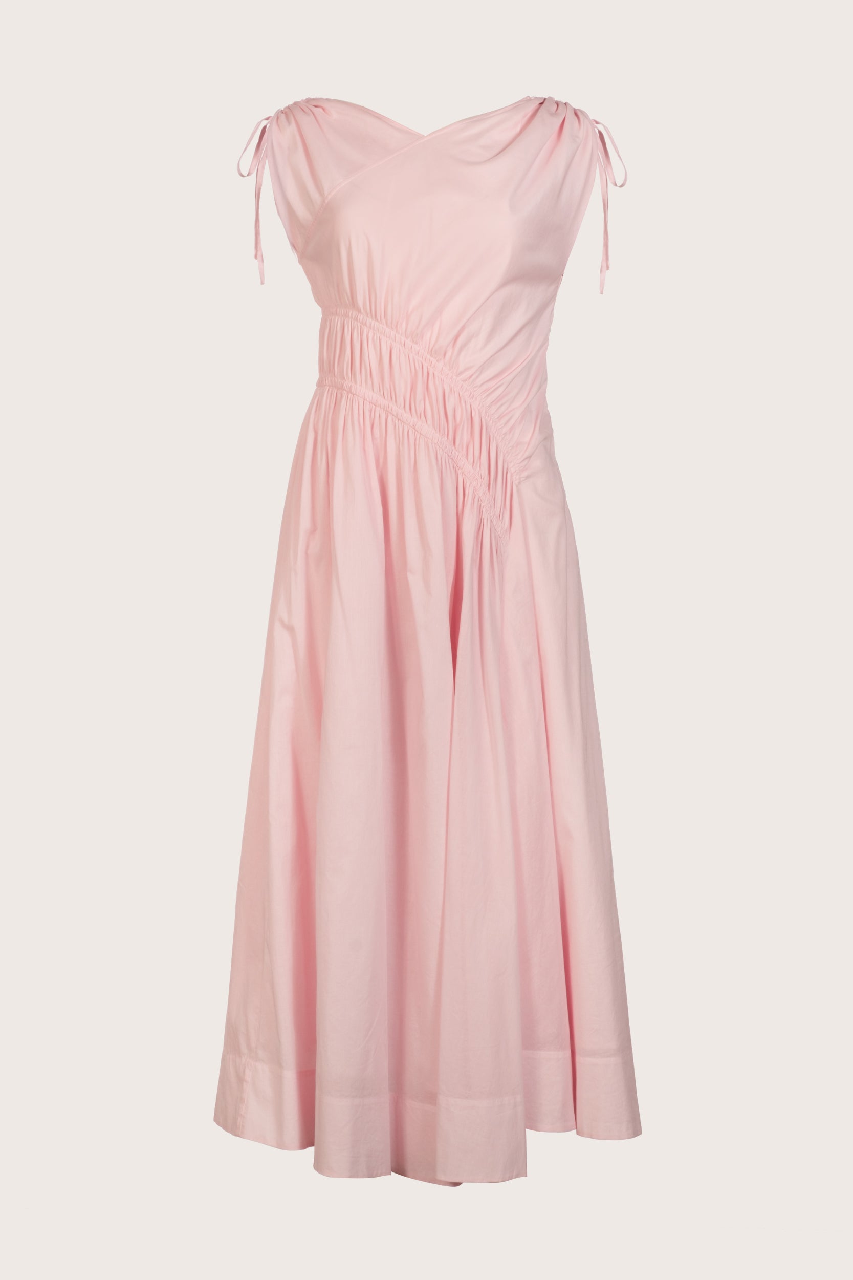 strapless open back dress Zephyr Dress in Lotus