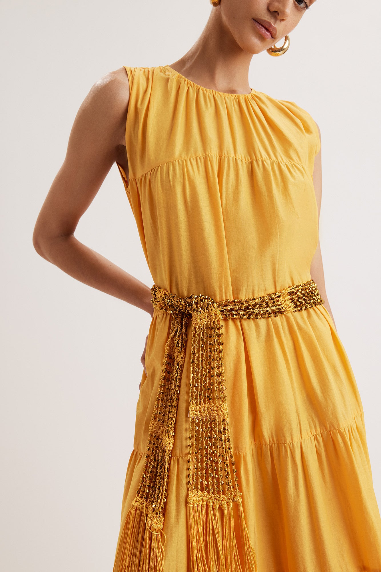 Caron Dress in Marigold