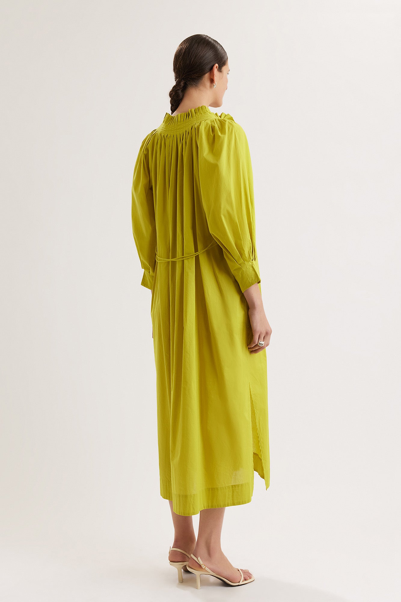 Shore Dress in Lime