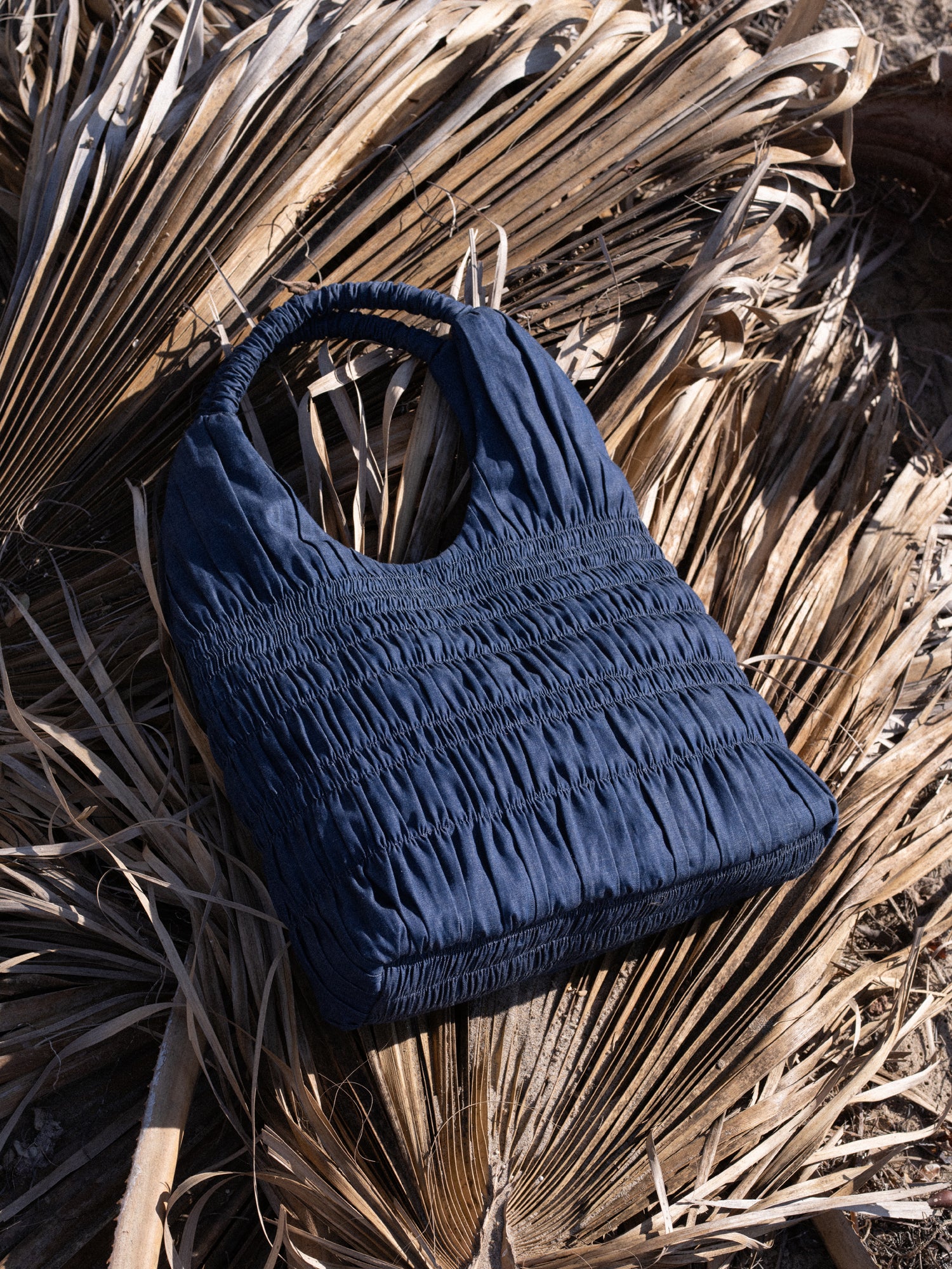 Indira Handbag in Dark Wash