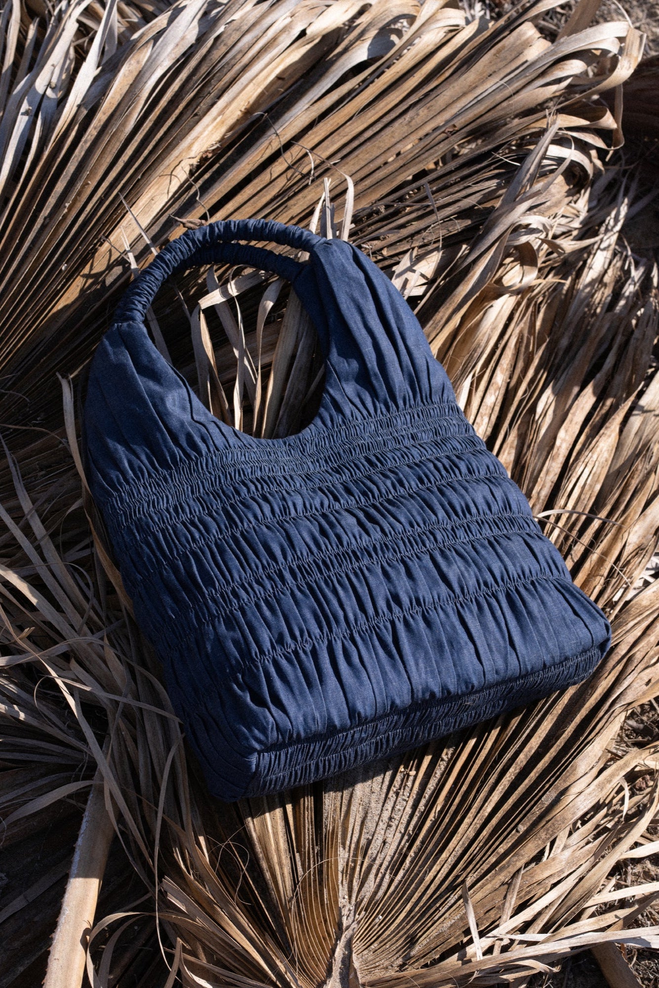 Indira Handbag in Dark Wash