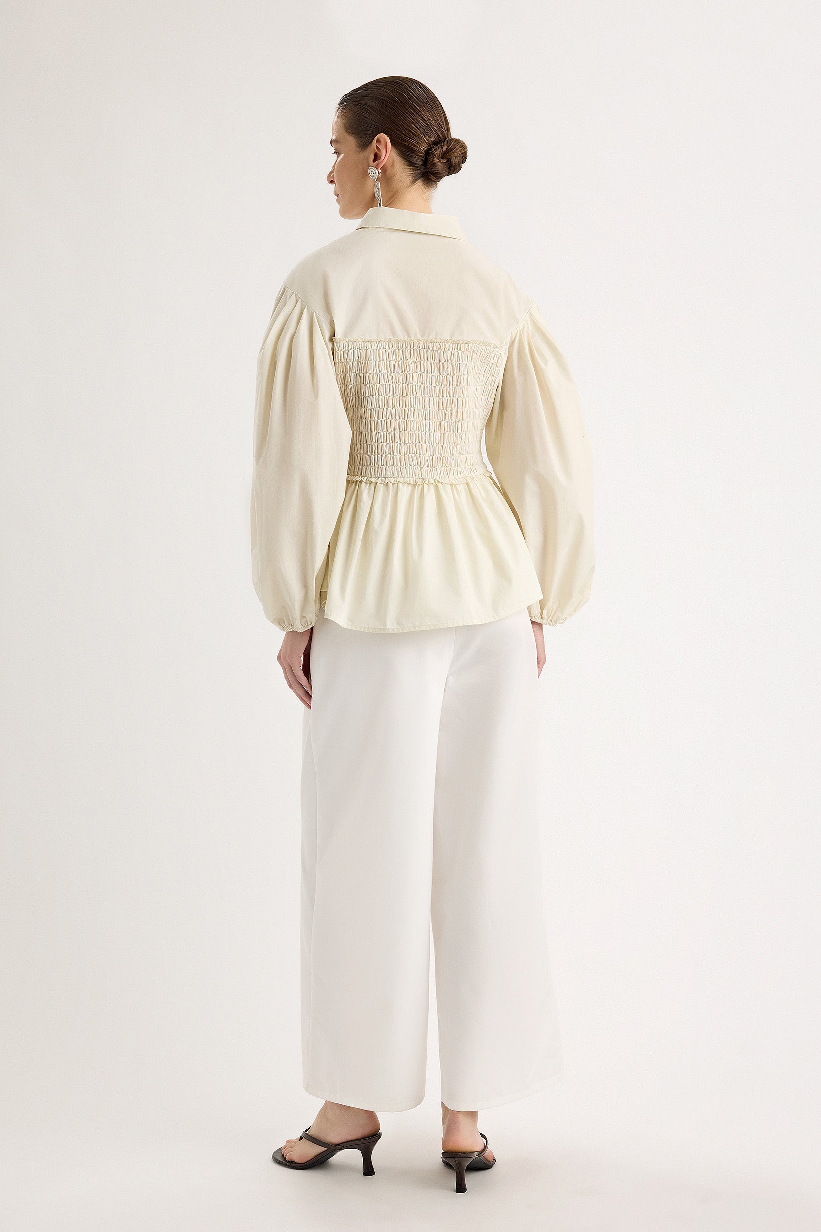 Sabina Top in Chalk
