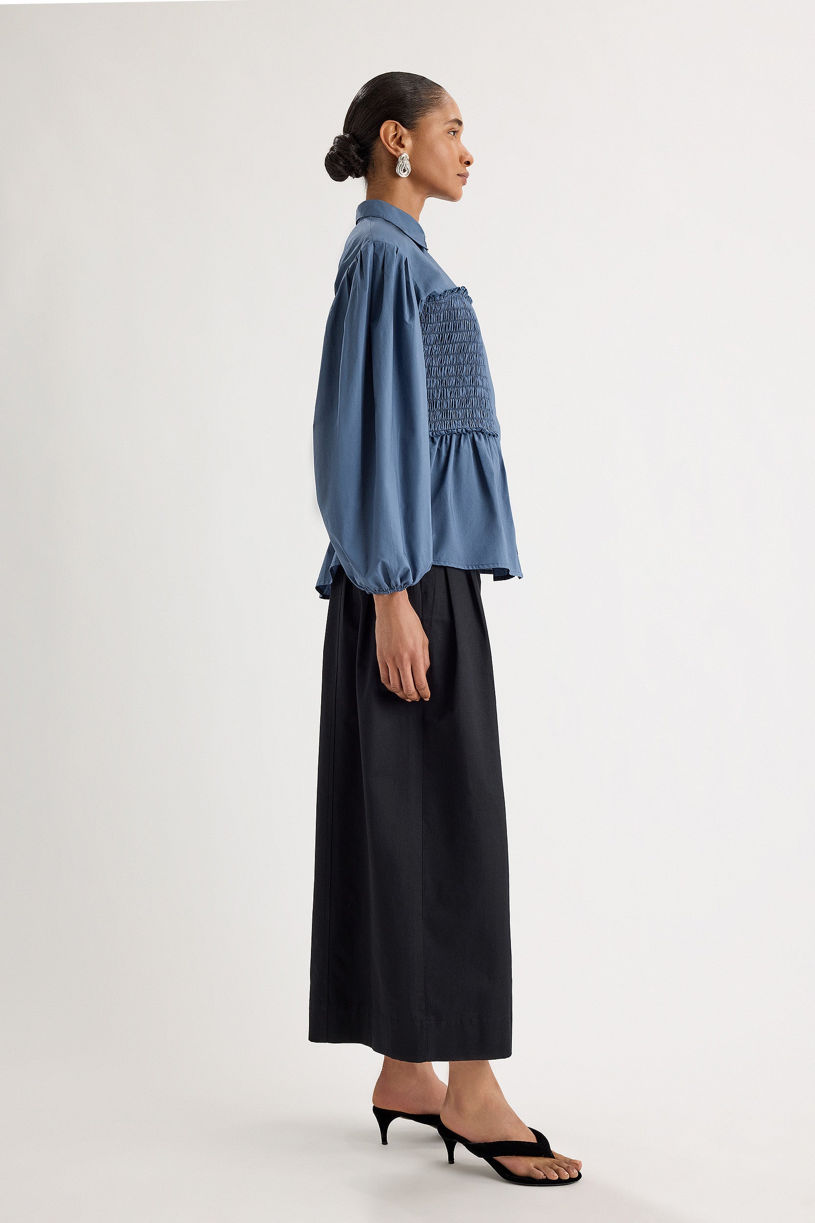 Sabina Top in Indigo