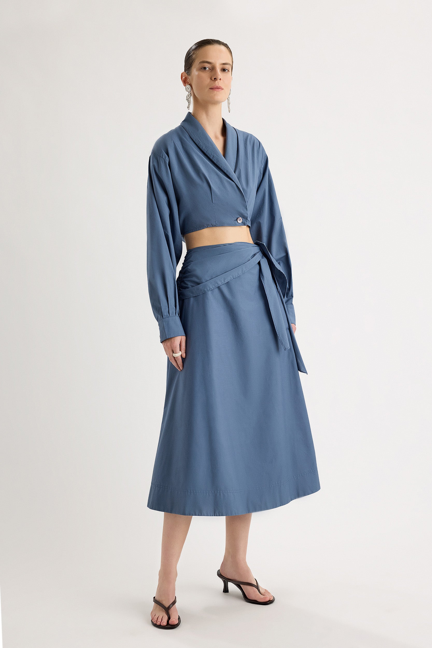 Camila Skirt in Indigo