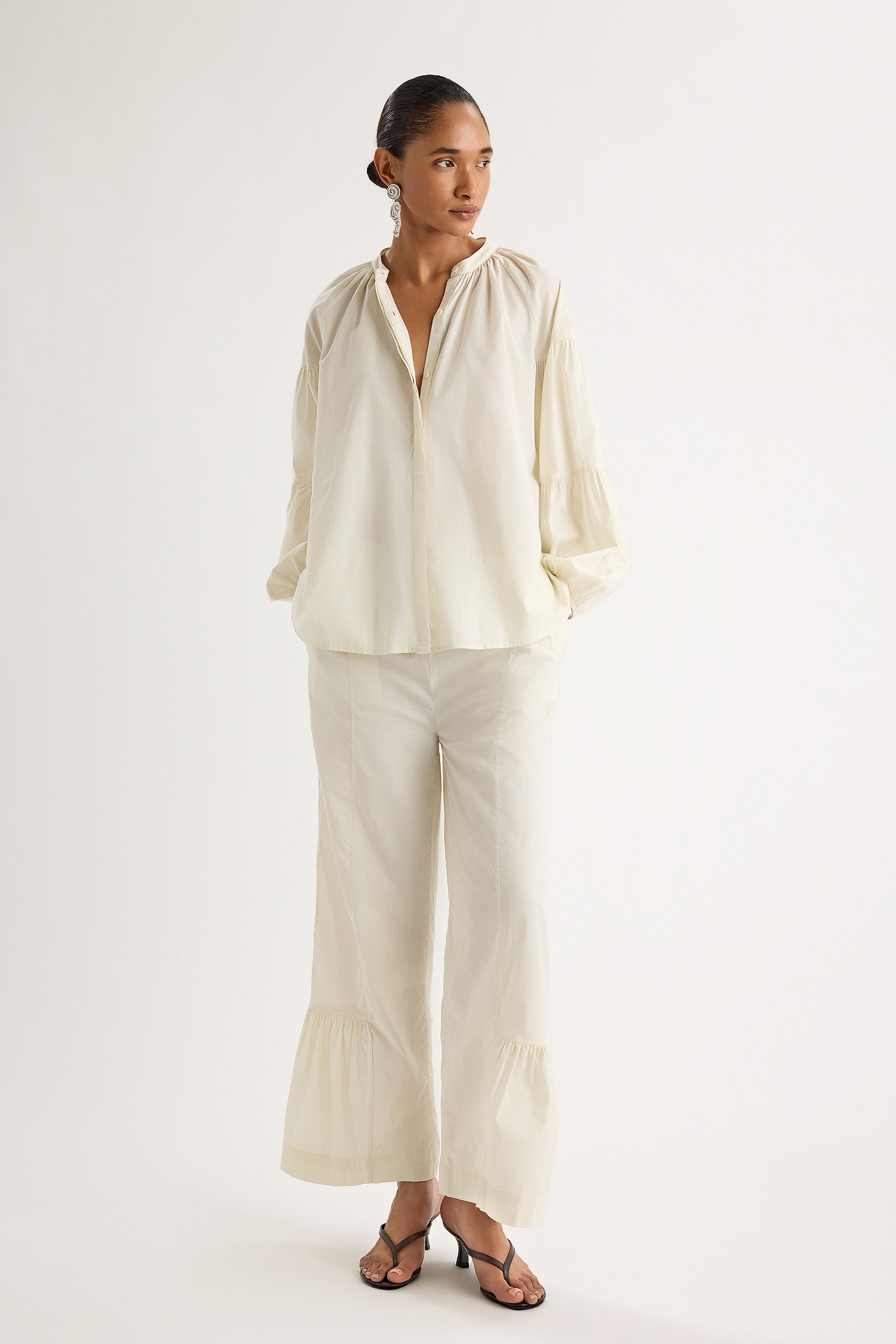 Palmas Top in Chalk