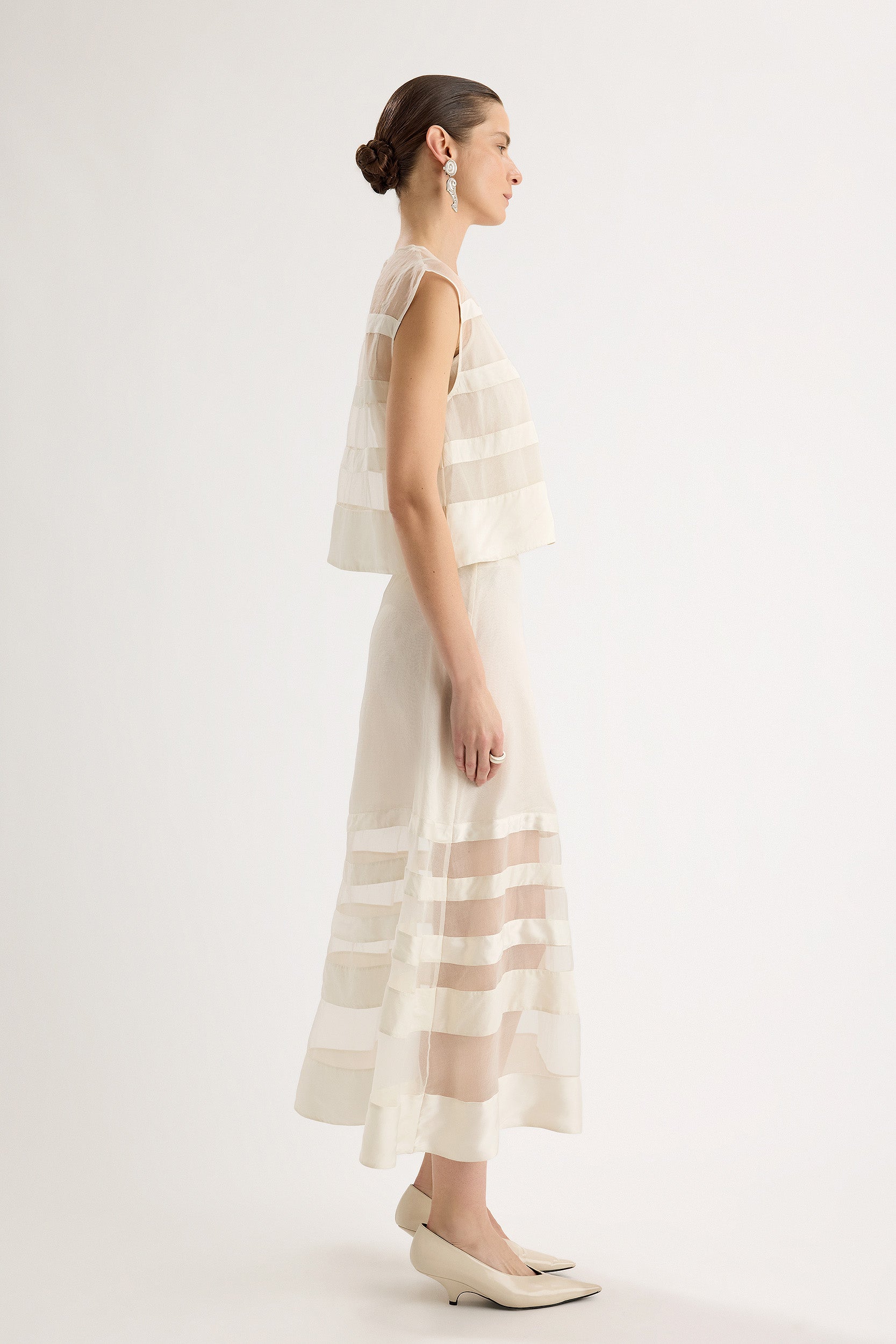 Valentina Skirt in Chalk
