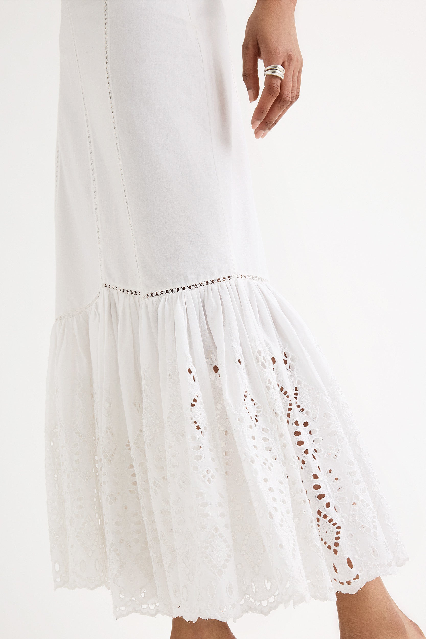 Adela Skirt in White