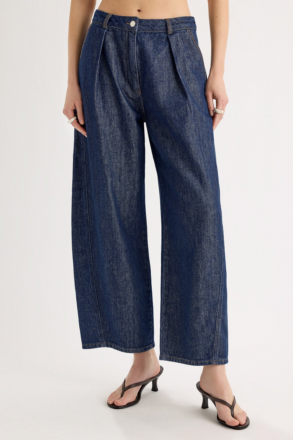 Encina Jean in Dark Blue Wash