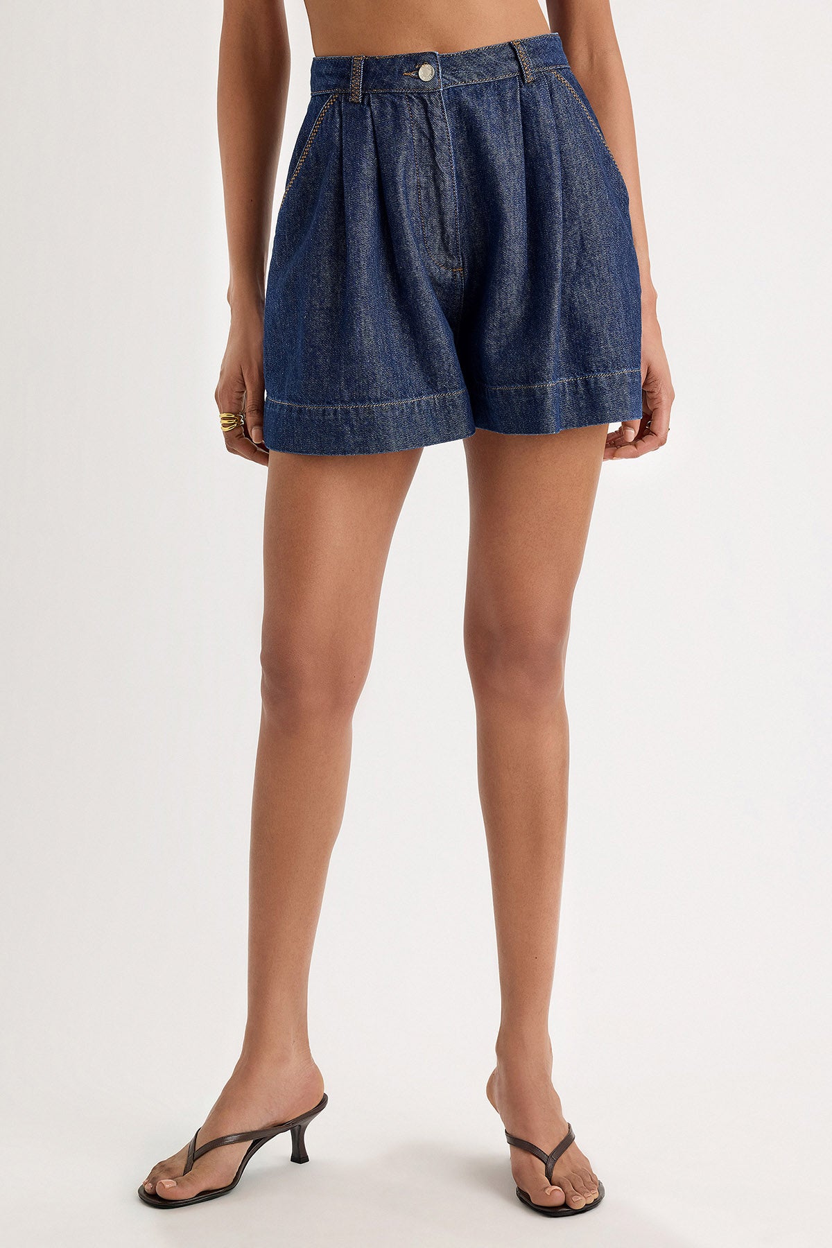 Catalina Short in Dark Blue Wash