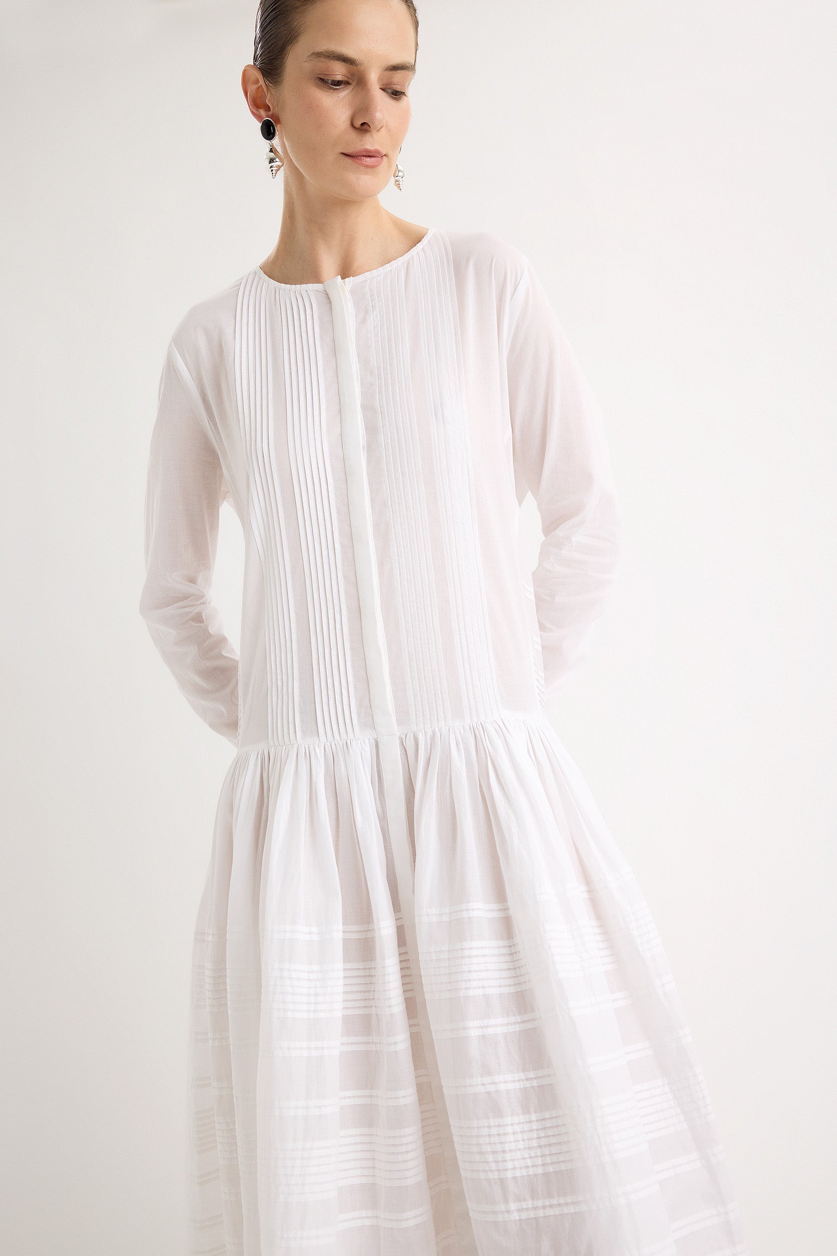 Carlota Dress in White