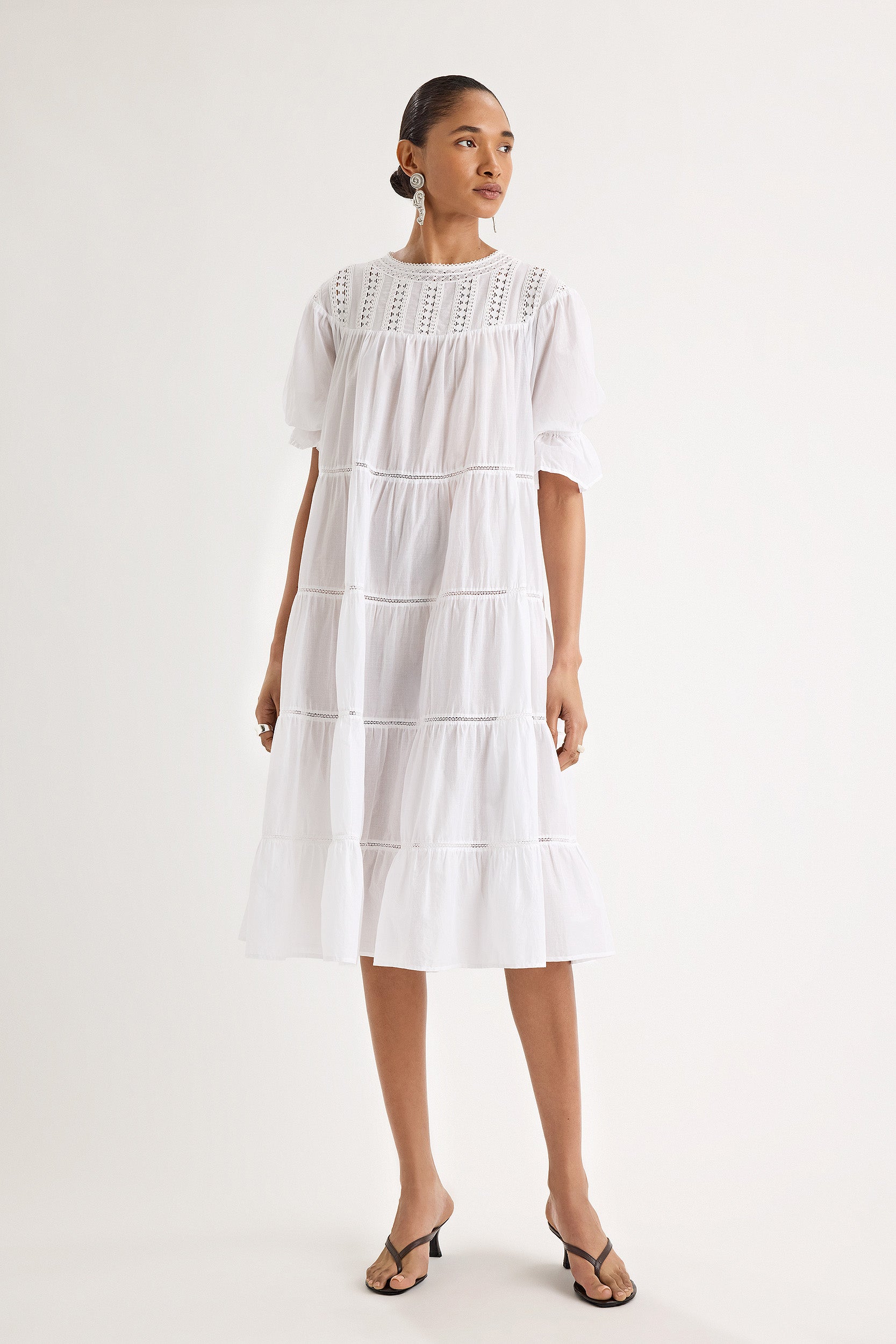 Aurora Dress in White