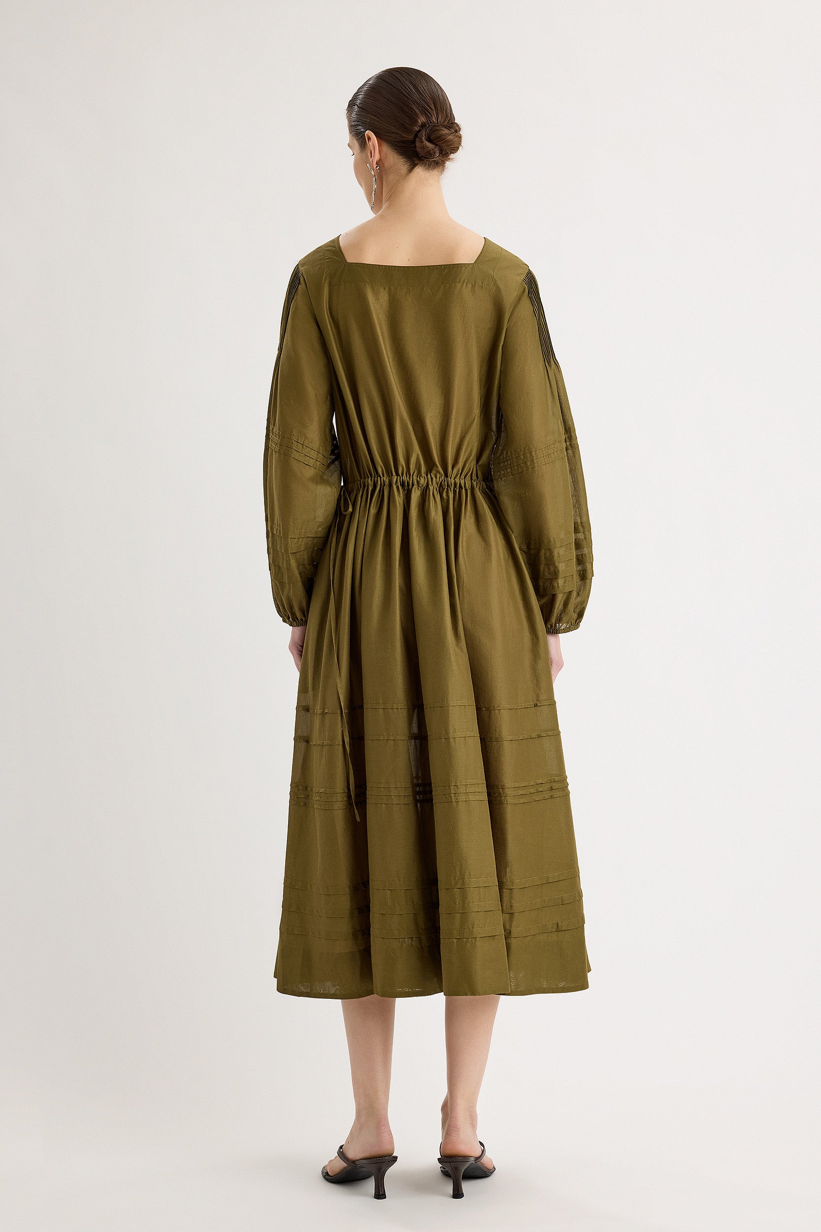Leonora Dress in Olive