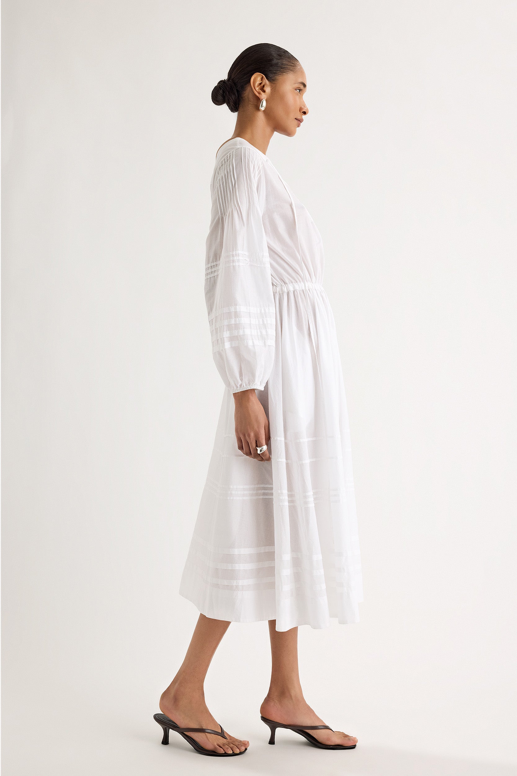 Leonora Dress in White