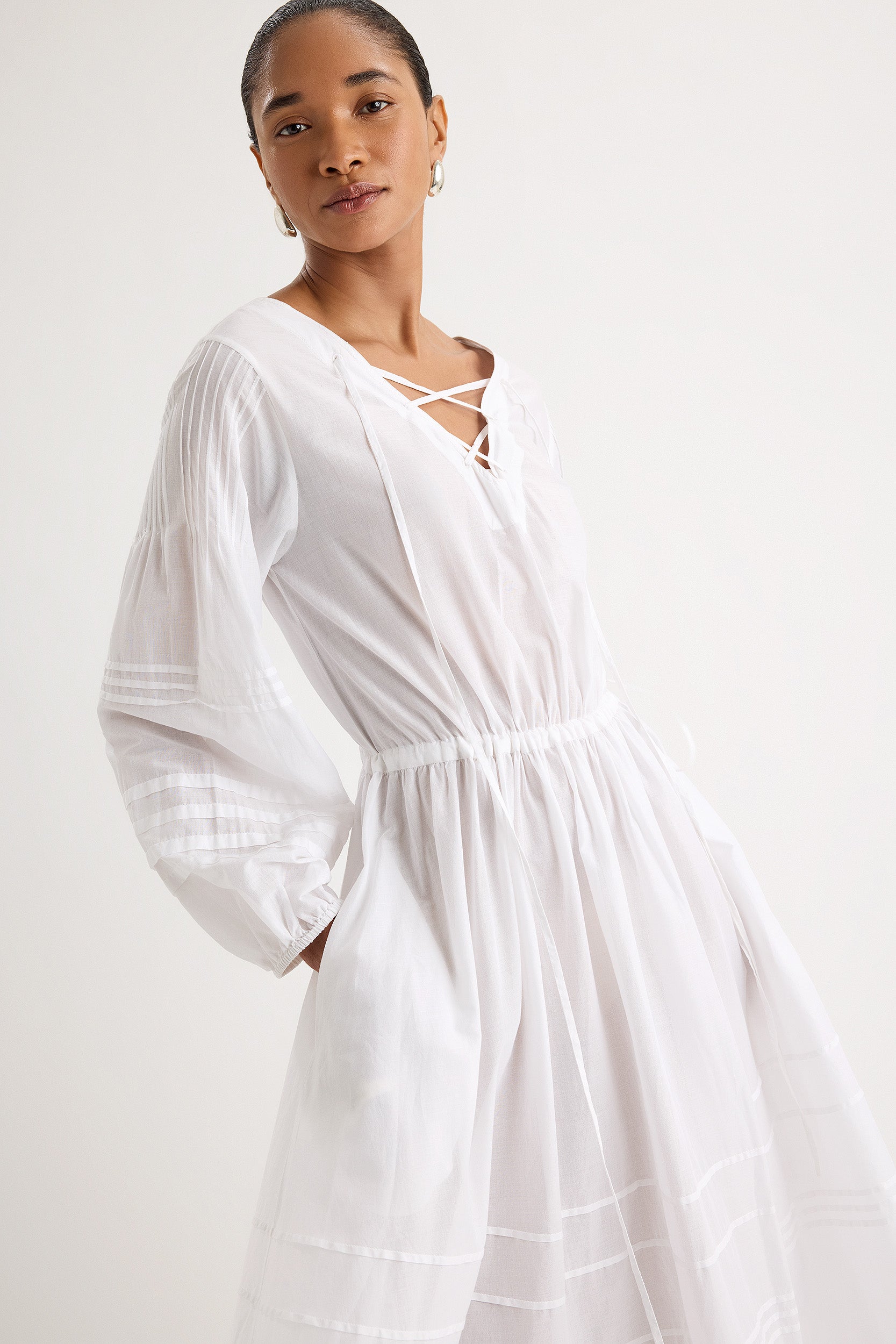 Leonora Dress in White