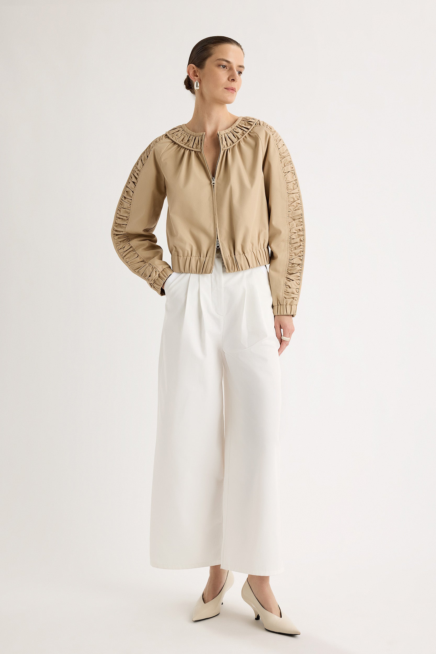 Celina Jacket in Taupe