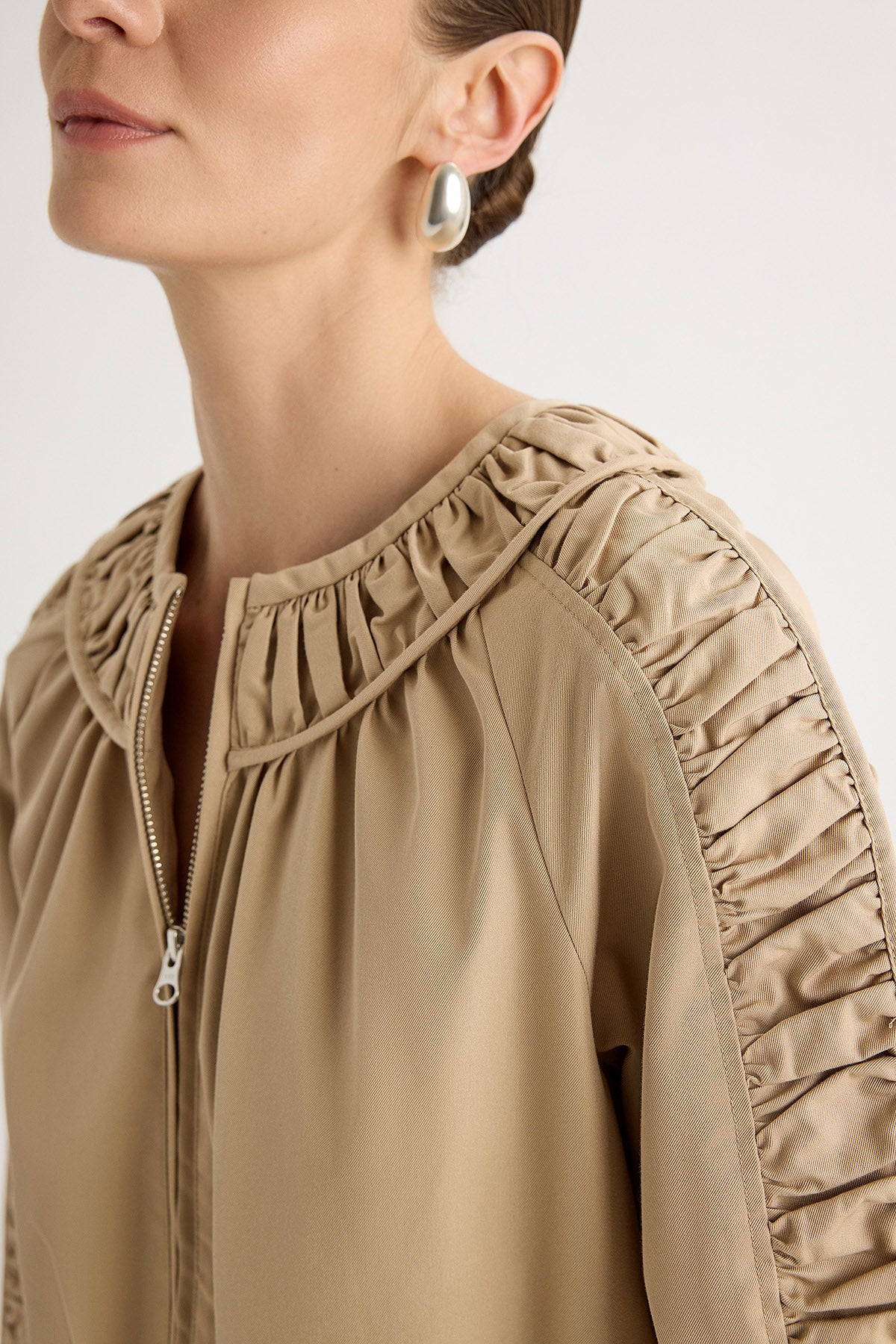 Celina Jacket in Taupe