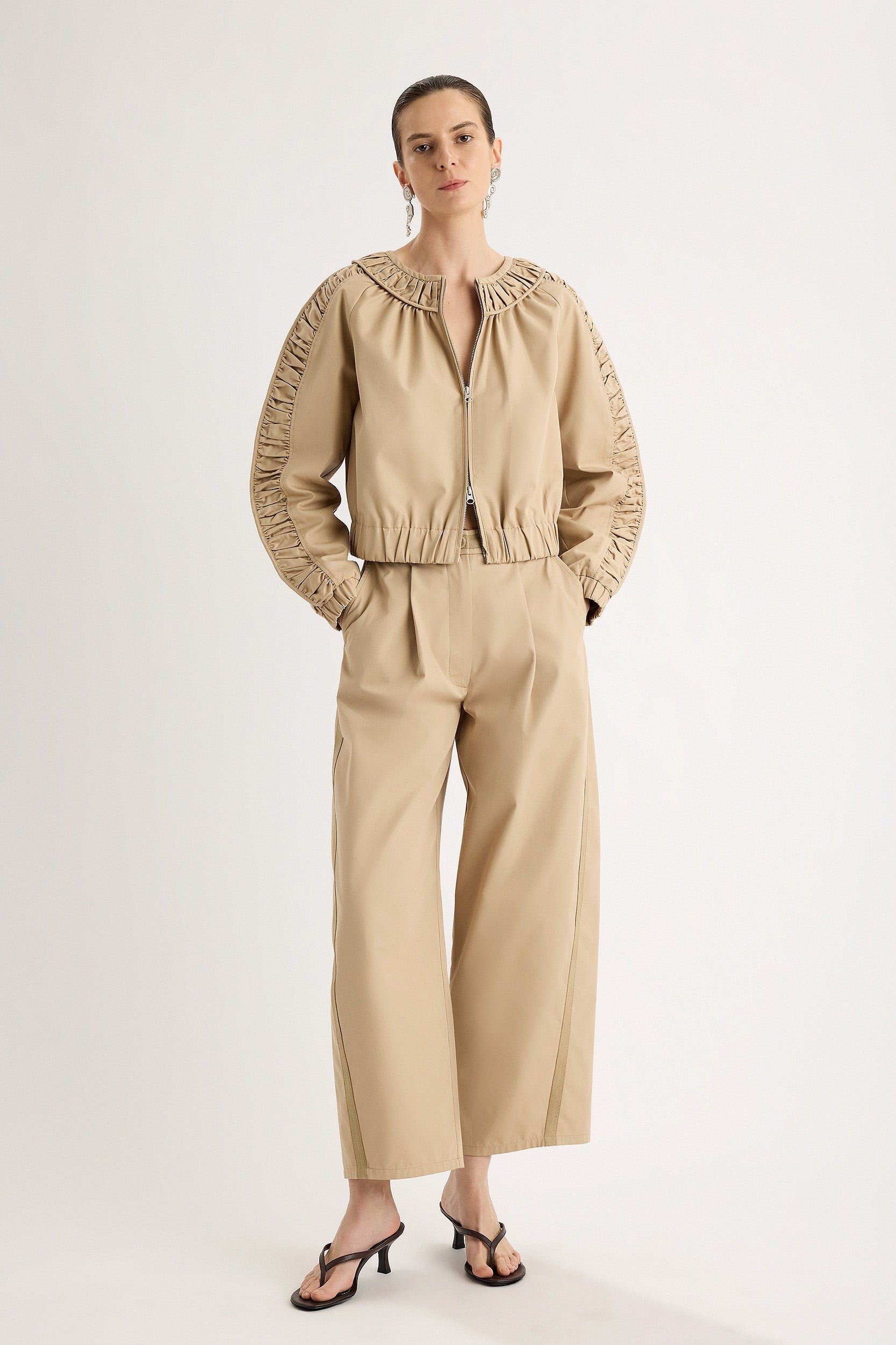 Celina Jacket in Taupe