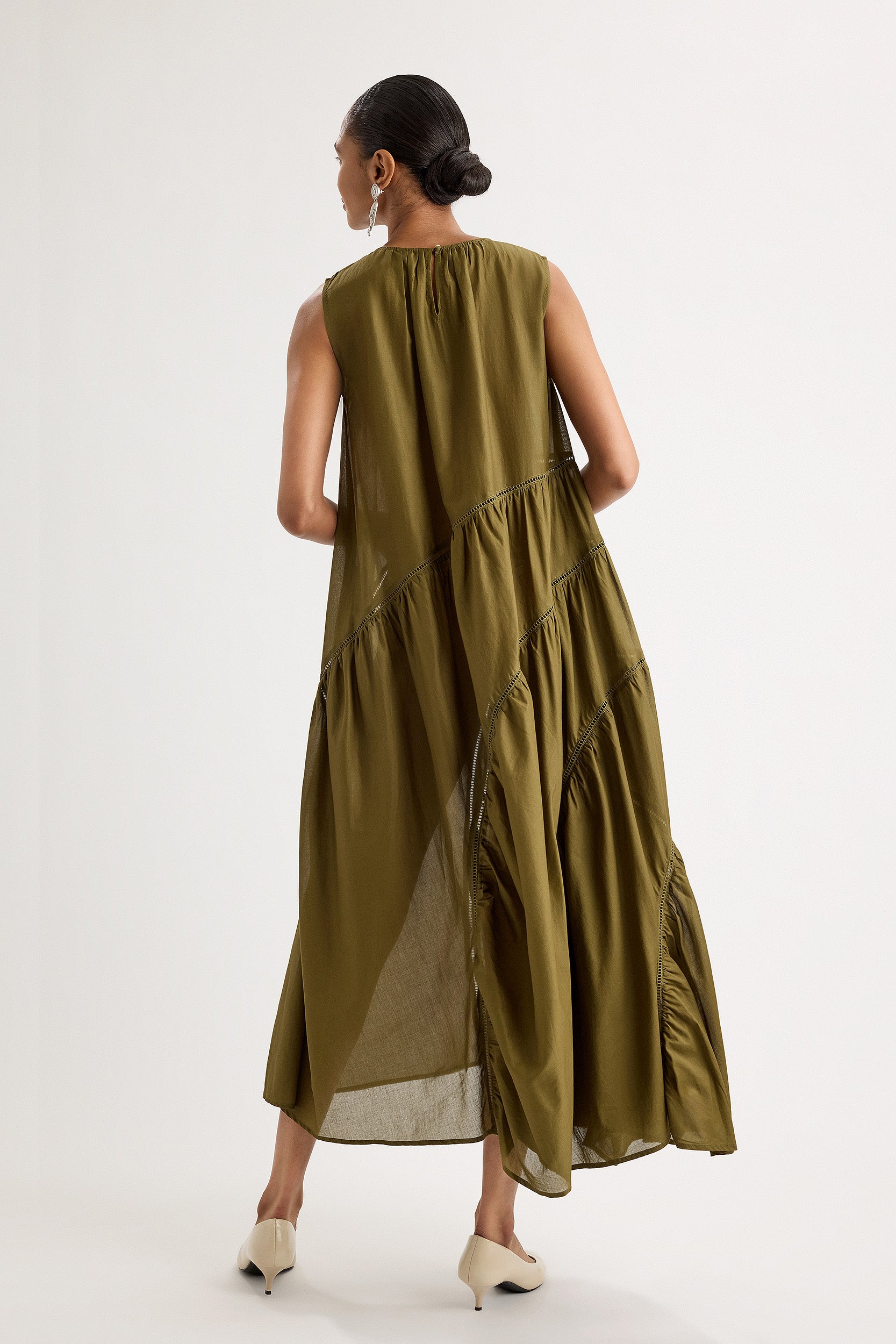 Valeria Dress in Olive